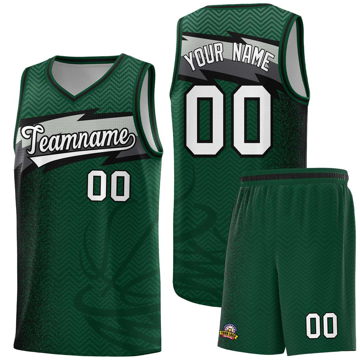 Custom Kelly Green Dot Scatter Graffiti Pattern Sports Uniform Basketball Jersey|KXKSHOP