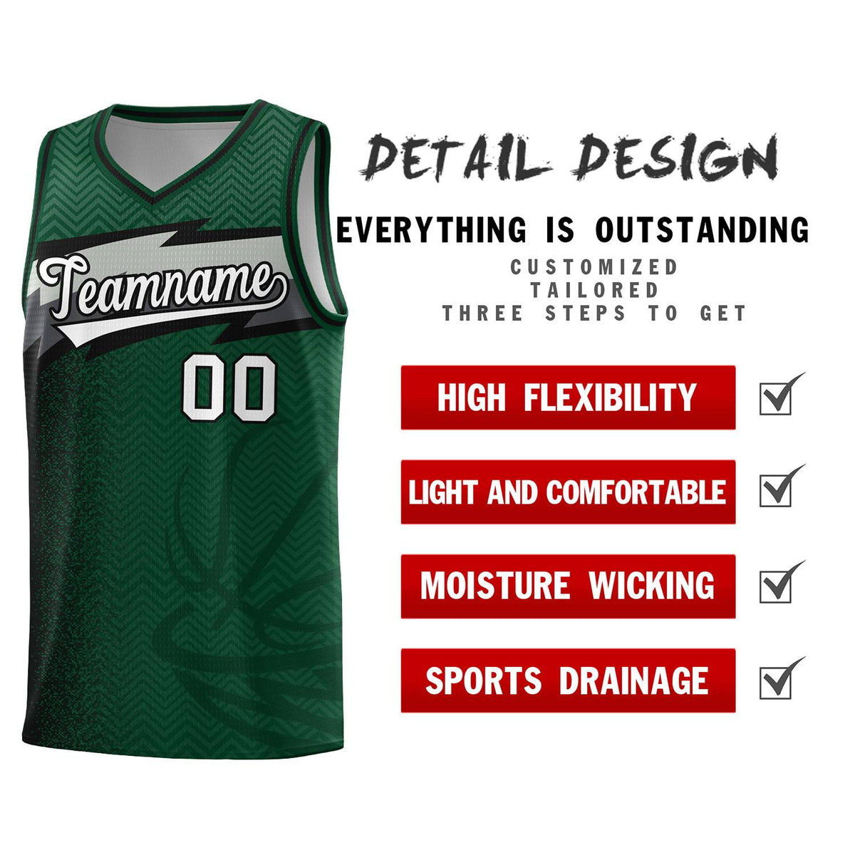 Custom Kelly Green Dot Scatter Graffiti Pattern Sports Uniform Basketball Jersey|KXKSHOP