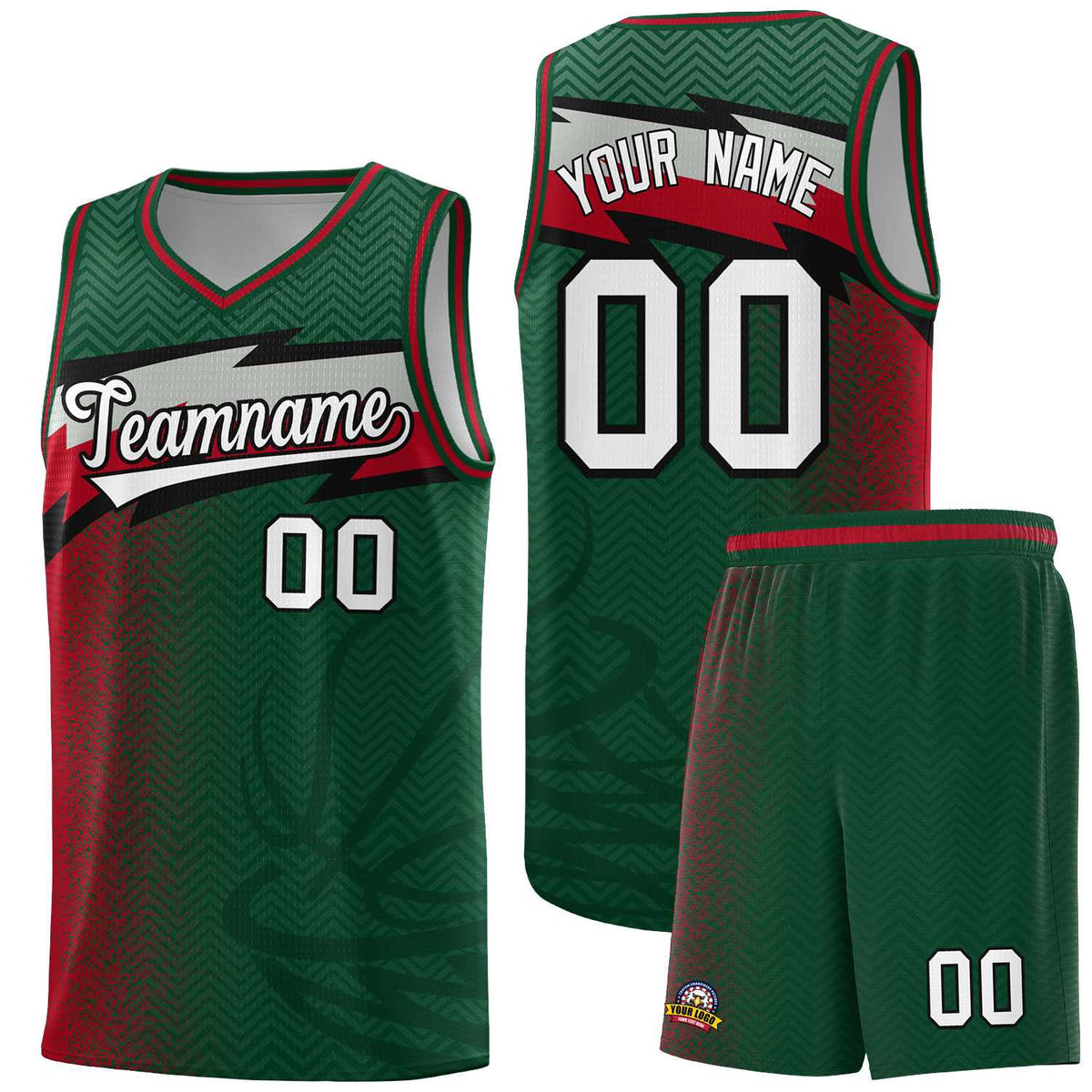 Custom Kelly Green Dot Scatter Graffiti Pattern Sports Uniform Basketball Jersey|KXKSHOP