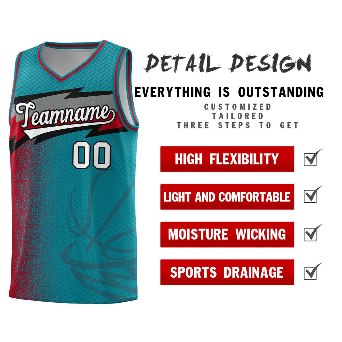 Custom Aqua Dot Scatter Graffiti Pattern Sports Uniform Basketball Jersey|KXKSHOP