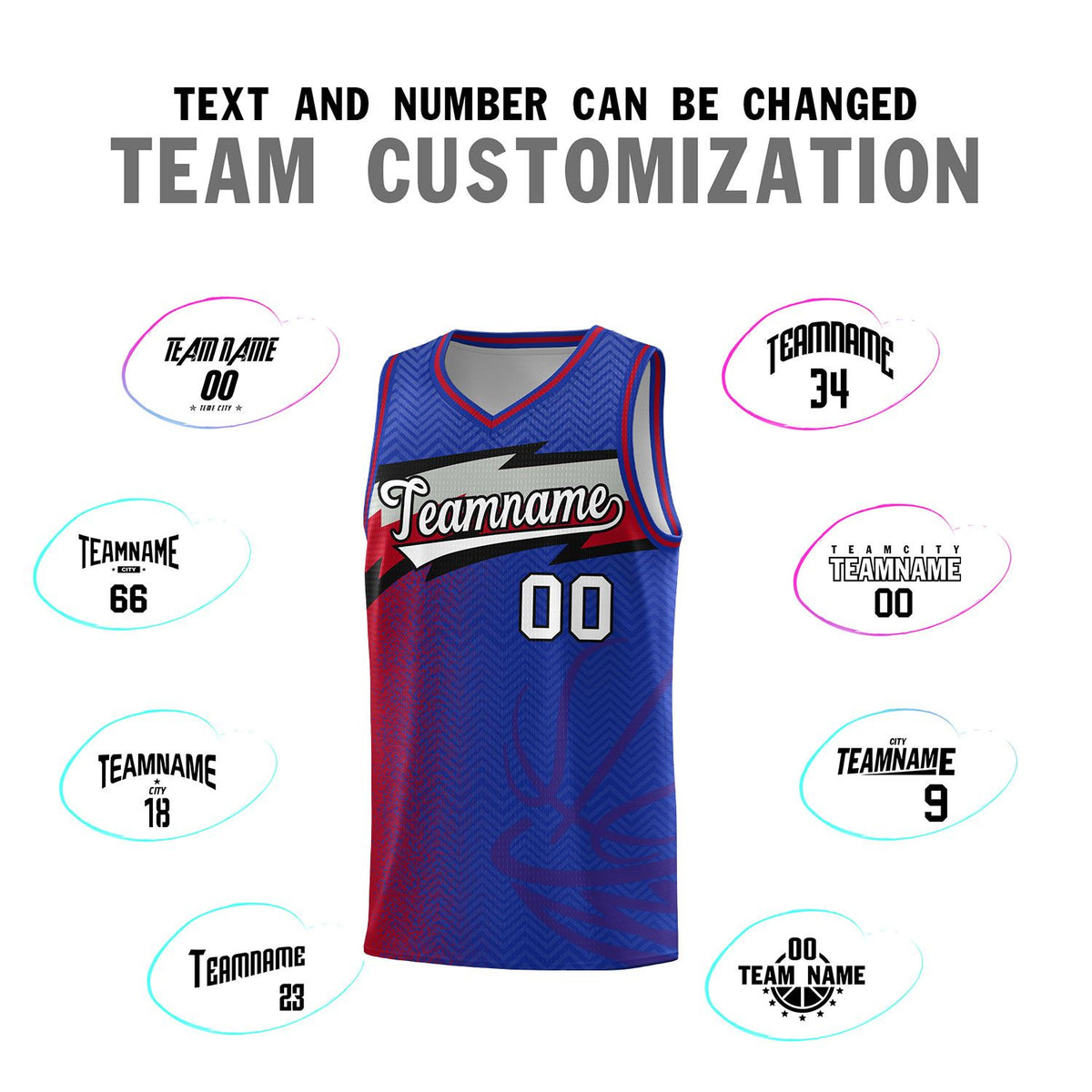 Custom Royal Dot Scatter Graffiti Pattern Sports Uniform Basketball Jersey|KXKSHOP