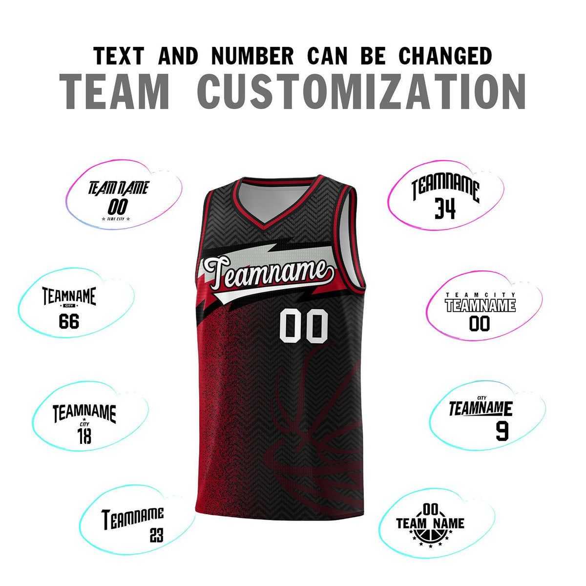 Custom Black Dot Scatter Graffiti Pattern Sports Uniform Basketball Jersey|KXKSHOP