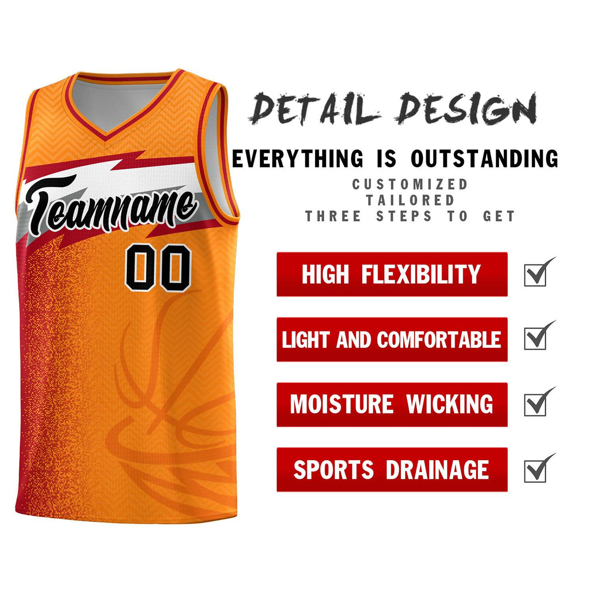 Custom Broncos Orange Dot Scatter Graffiti Pattern Sports Uniform Basketball Jersey|KXKSHOP