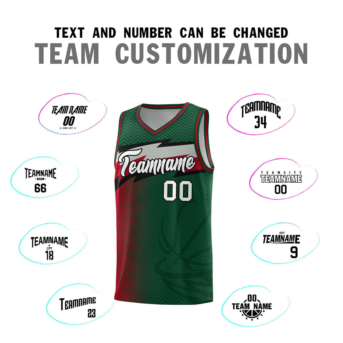 Custom Kelly Green Dot Scatter Graffiti Pattern Sports Uniform Basketball Jersey|KXKSHOP