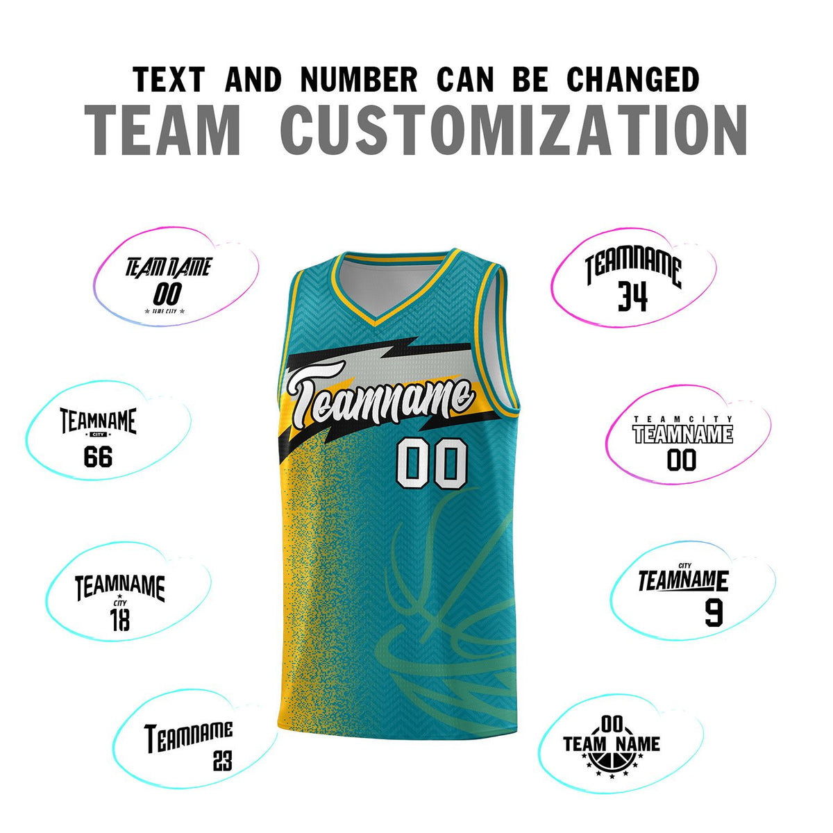 Custom Aqua Dot Scatter Graffiti Pattern Sports Uniform Basketball Jersey|KXKSHOP