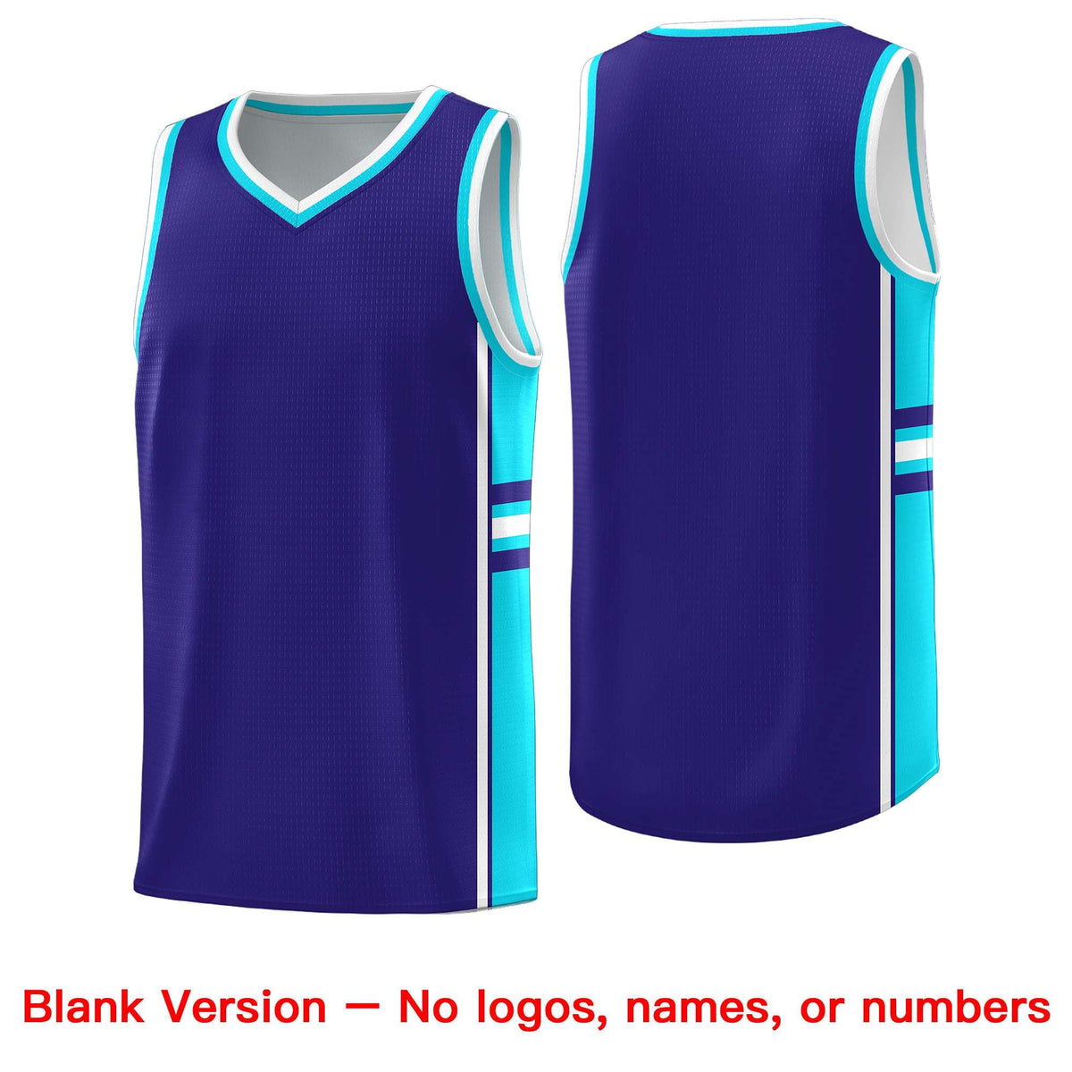 Custom Youth Basketball Jersey - Royal Sky Blue Two-Tone Varsity Jersey Set