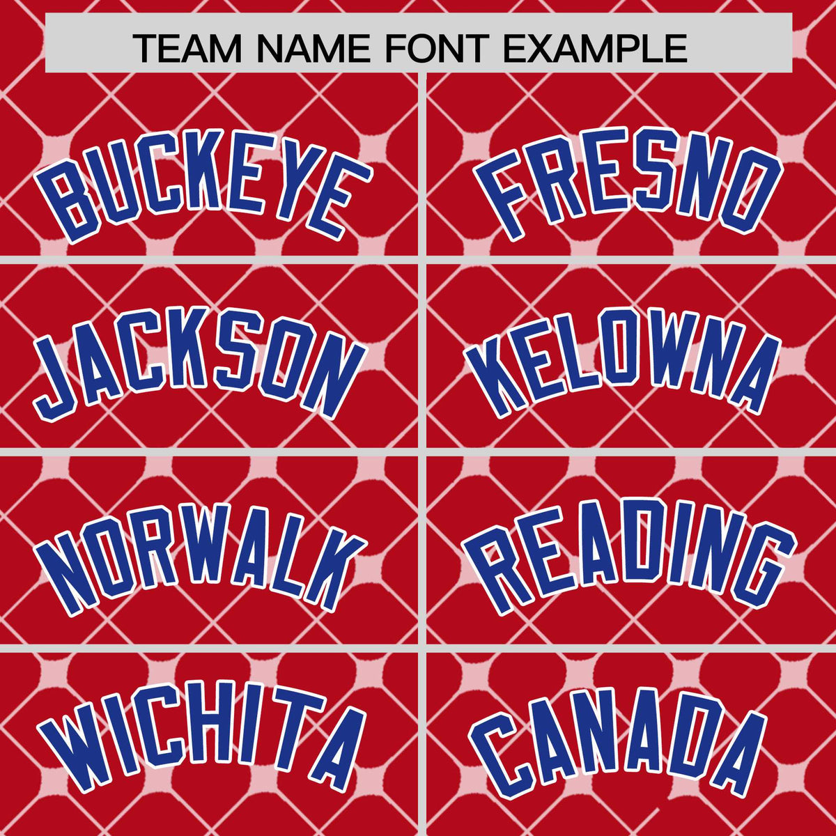 Custom Red Royal-White Personalized Plaid Design Authentic Baseball Jersey