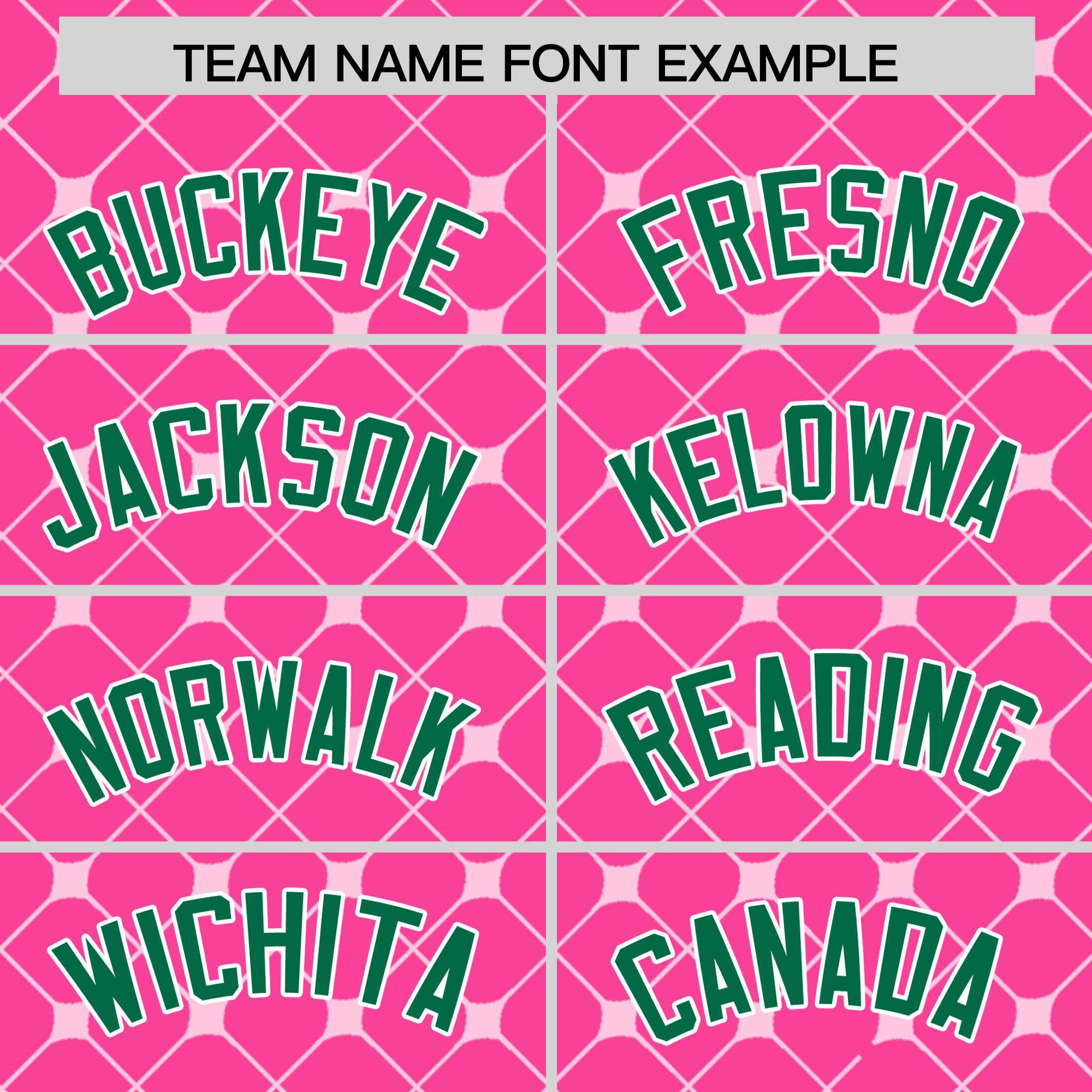 Custom Pink Kelly Green-White Personalized Plaid Design Authentic Baseball Jersey