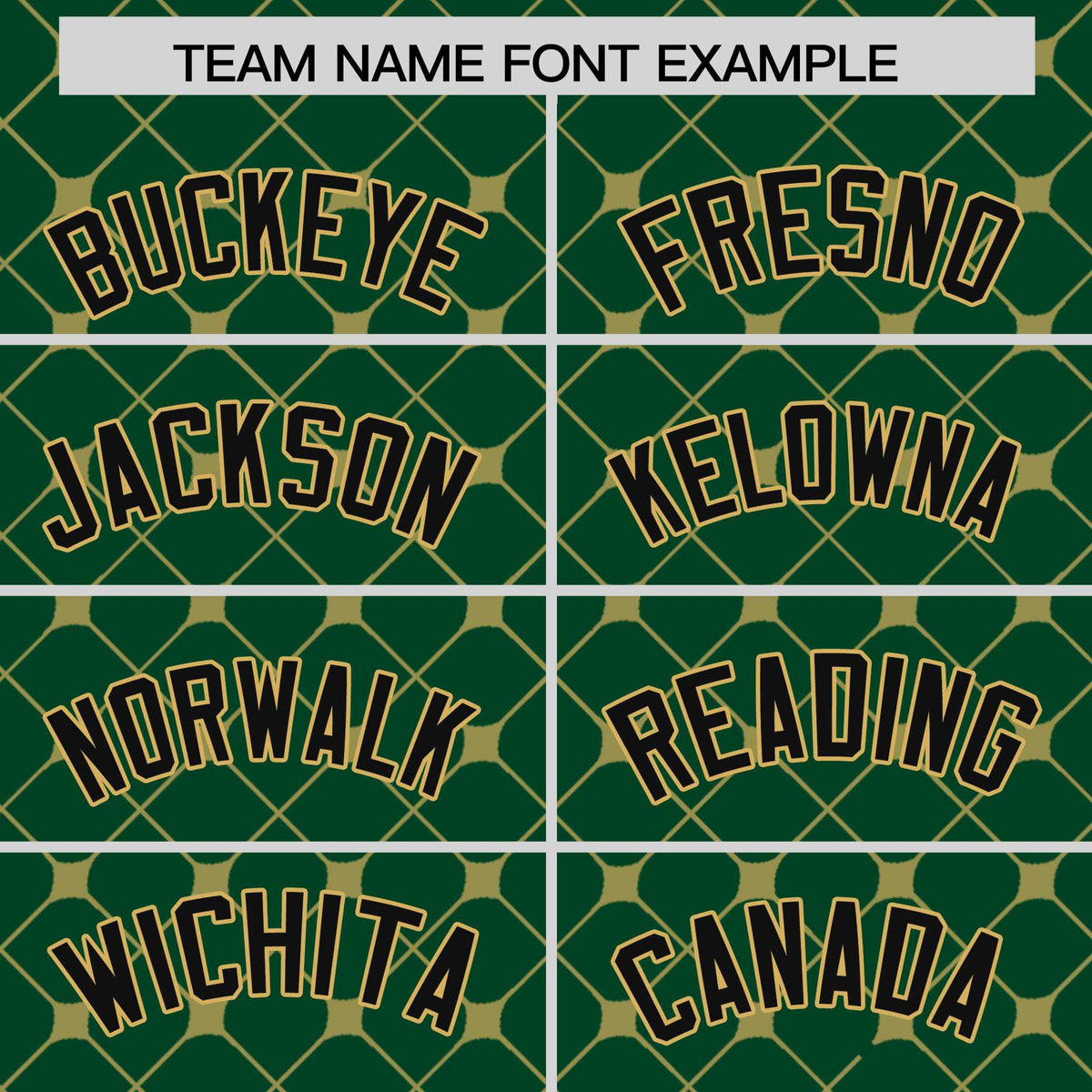 Custom Green Black-Old Gold Personalized Plaid Design Authentic Baseball Jersey