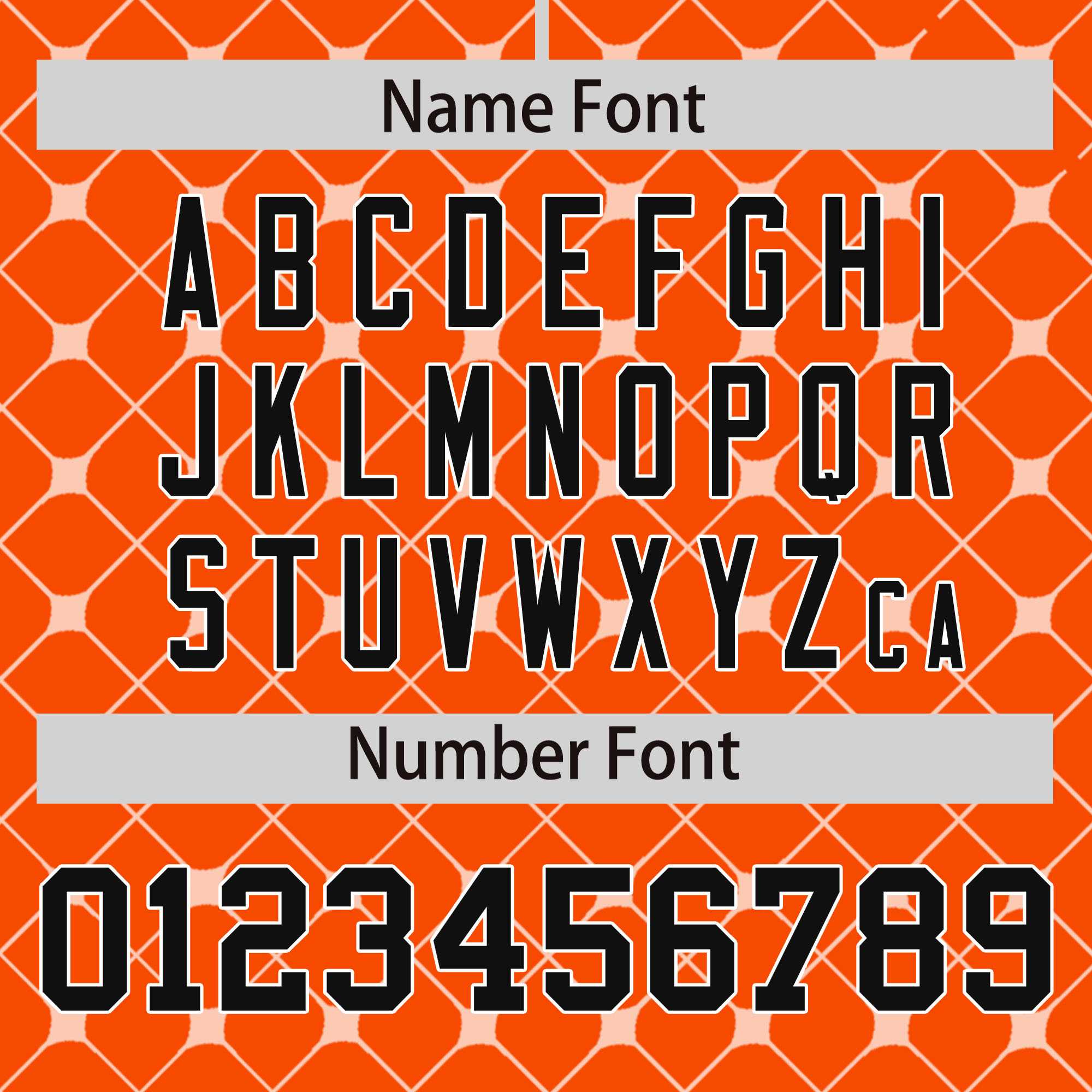 Custom Orange Black-White Personalized Plaid Design Authentic Baseball Jersey