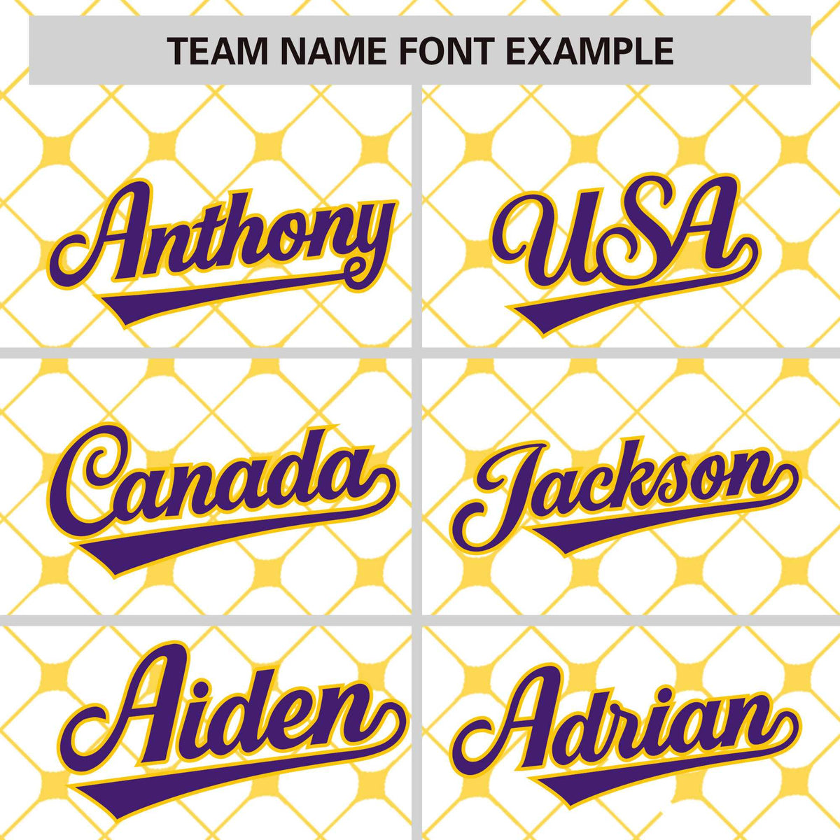 Custom White Purple-Gold Personalized Plaid Design Authentic Baseball Jersey