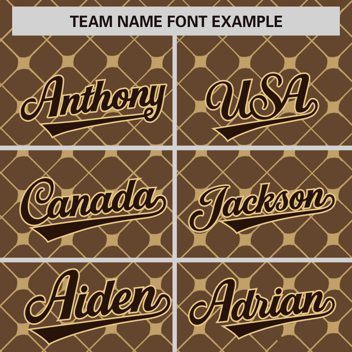 Custom Light Brown Brown-Khaki Personalized Plaid Design Authentic Baseball Jersey