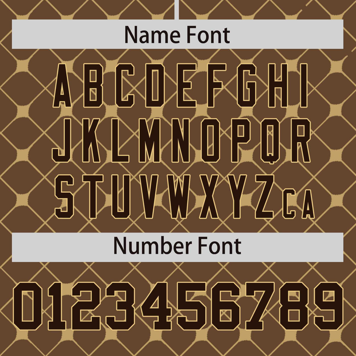 Custom Light Brown Brown-Khaki Personalized Plaid Design Authentic Baseball Jersey