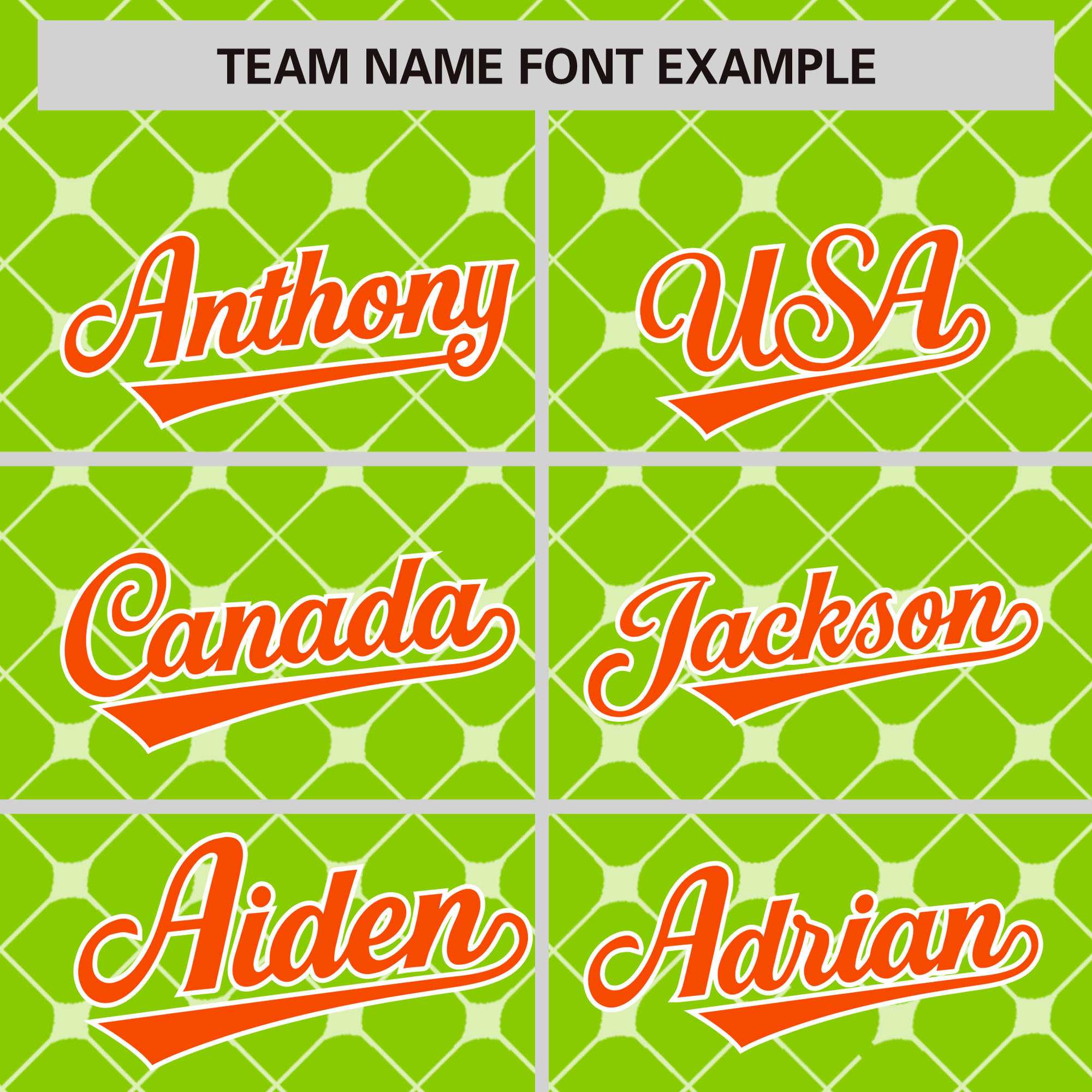 Custom Neon Green Orange-White Personalized Plaid Design Authentic Baseball Jersey