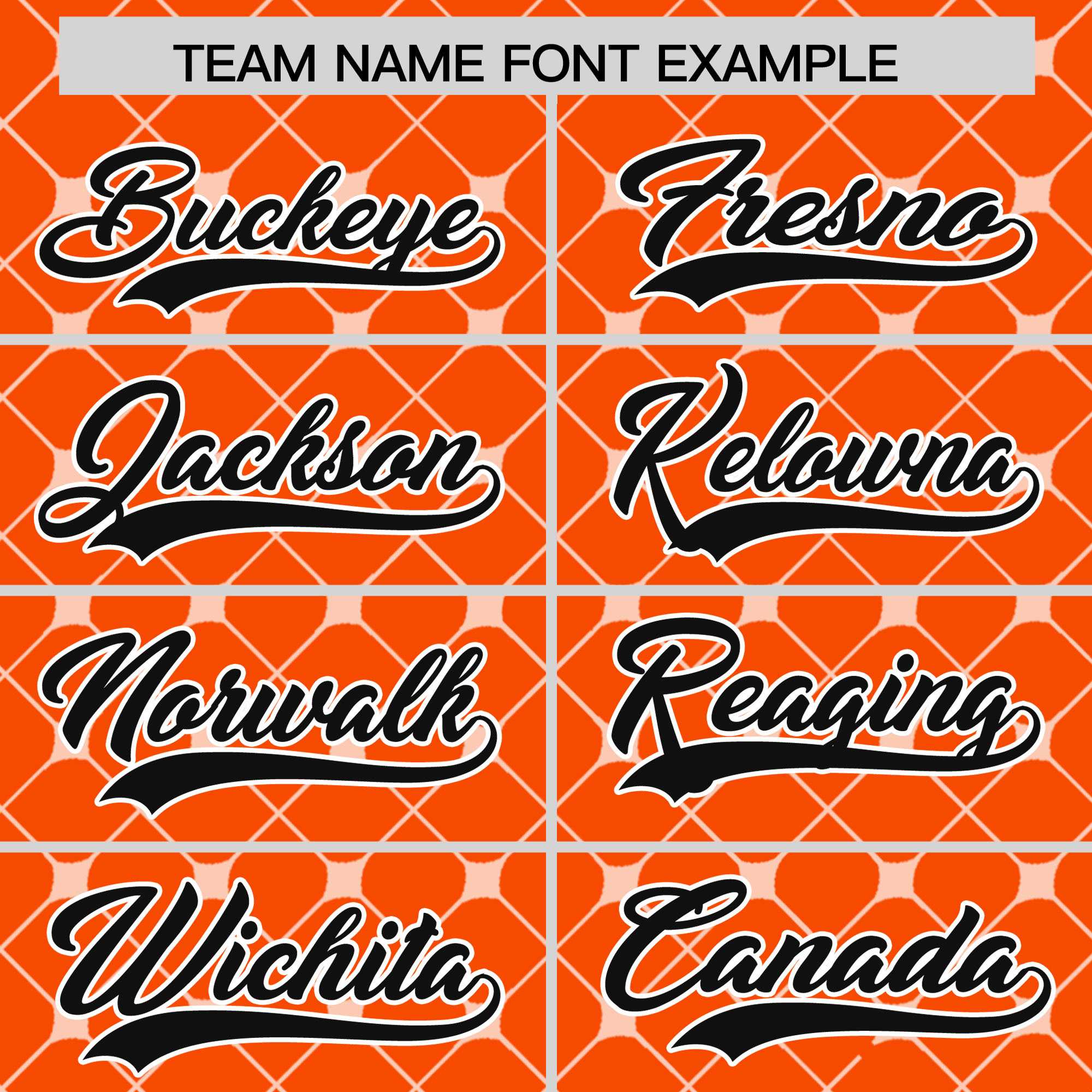 Custom Orange Black-White Personalized Plaid Design Authentic Baseball Jersey