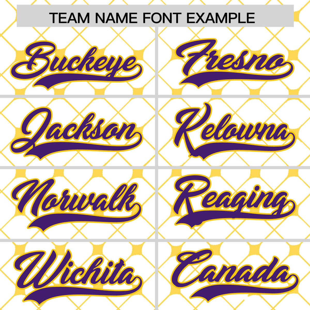 Custom White Purple-Gold Personalized Plaid Design Authentic Baseball Jersey