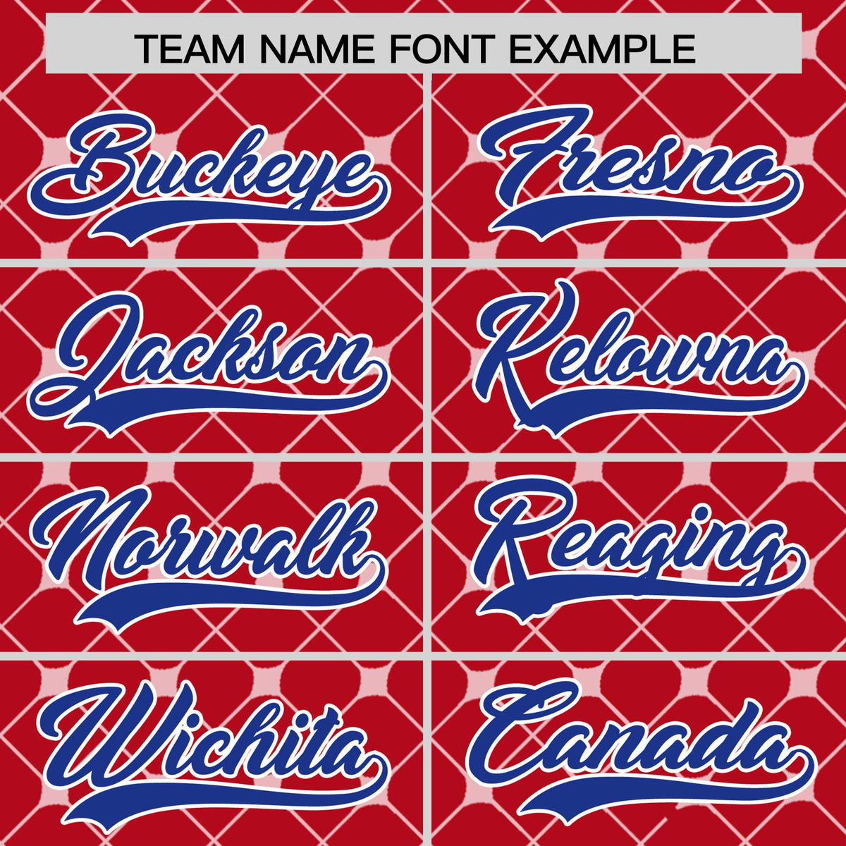 Custom Red Royal-White Personalized Plaid Design Authentic Baseball Jersey