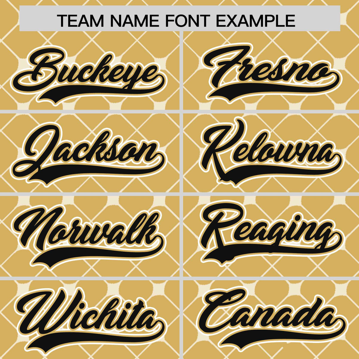 Custom Old Gold Black-White Personalized Plaid Design Authentic Baseball Jersey
