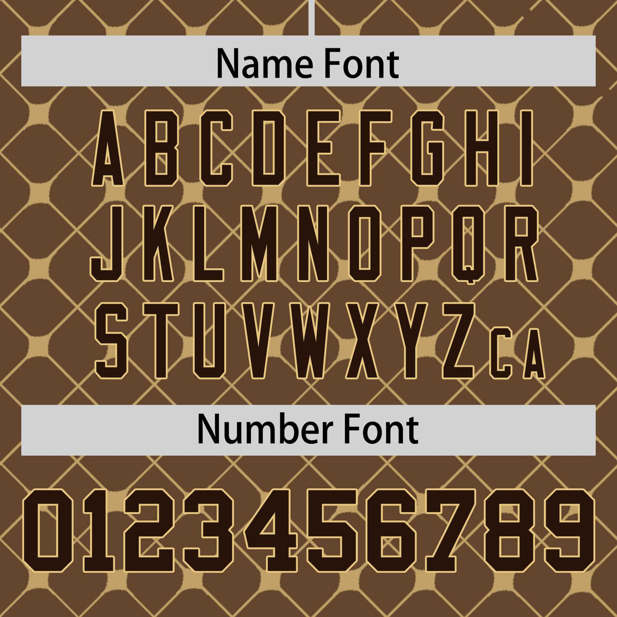 Custom Light Brown Brown-Khaki Personalized Plaid Design Authentic Baseball Jersey