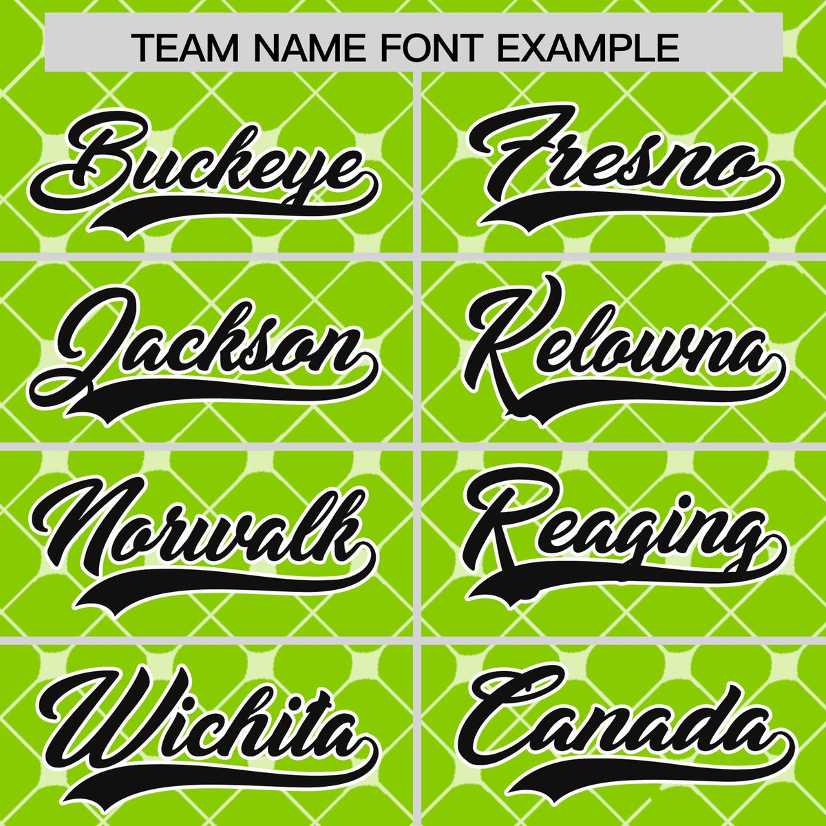 Custom Neon Green Black-White Personalized Plaid Design Authentic Baseball Jersey