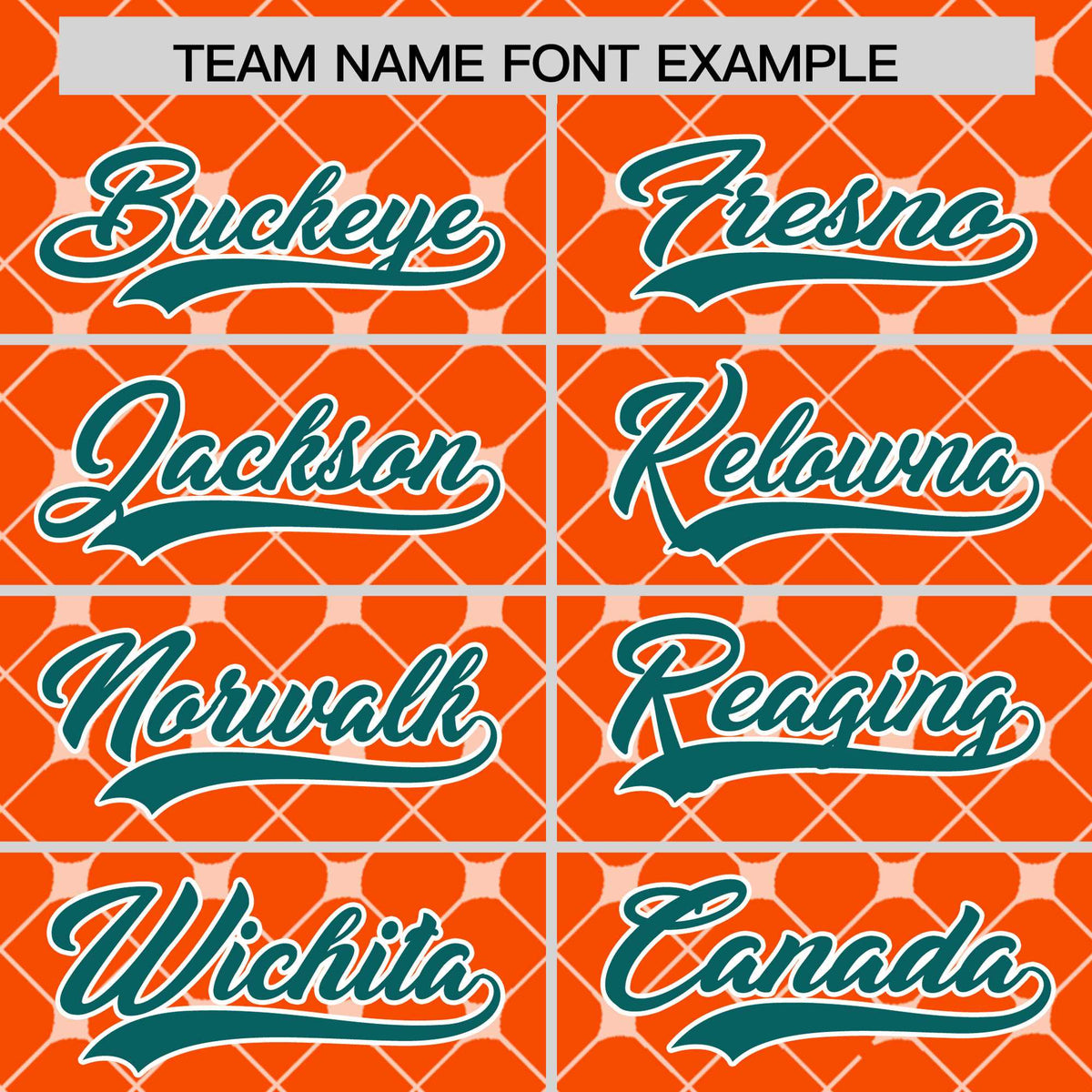 Custom Orange Aqua-White Personalized Plaid Design Authentic Baseball Jersey