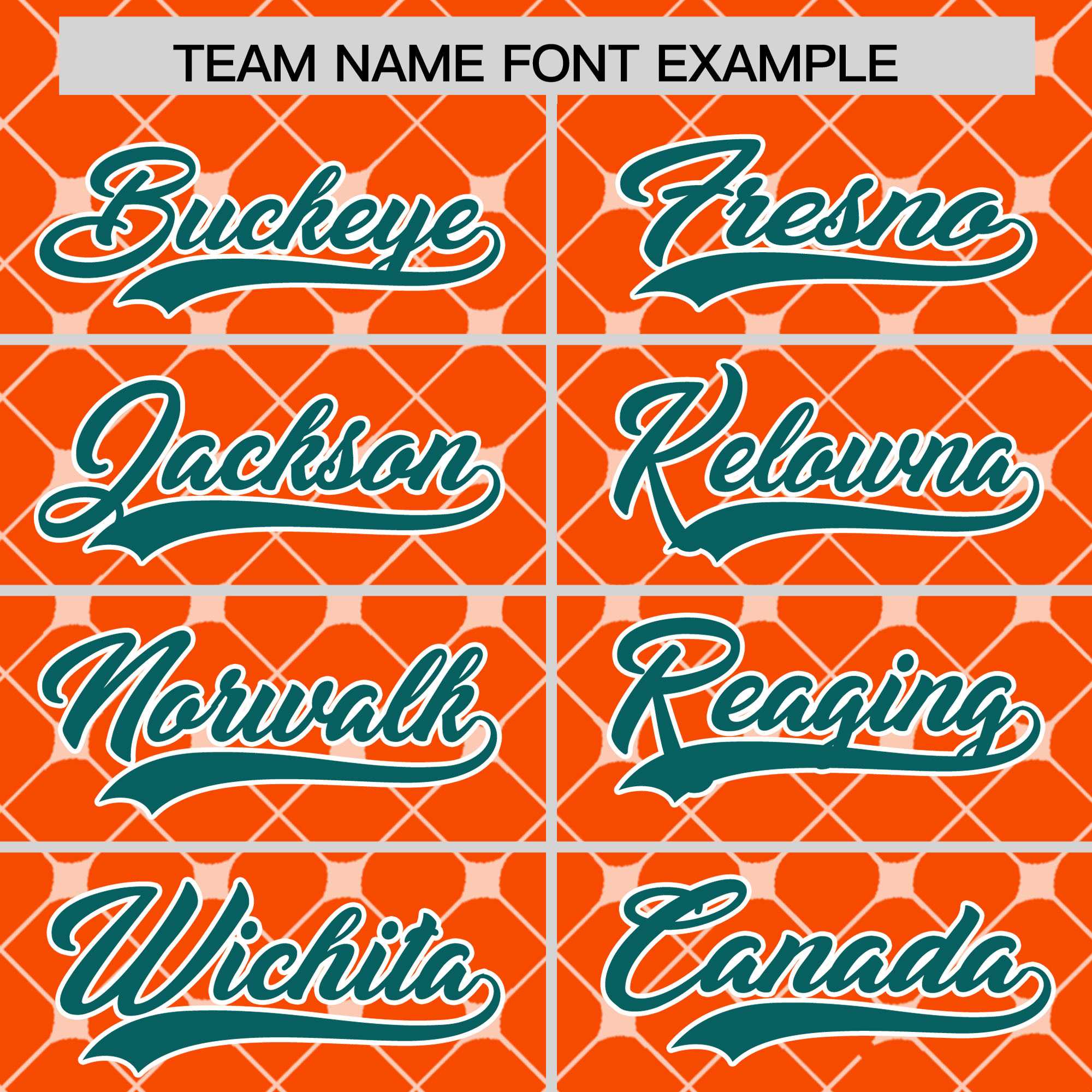 Custom Orange Aqua-White Personalized Plaid Design Authentic Baseball Jersey