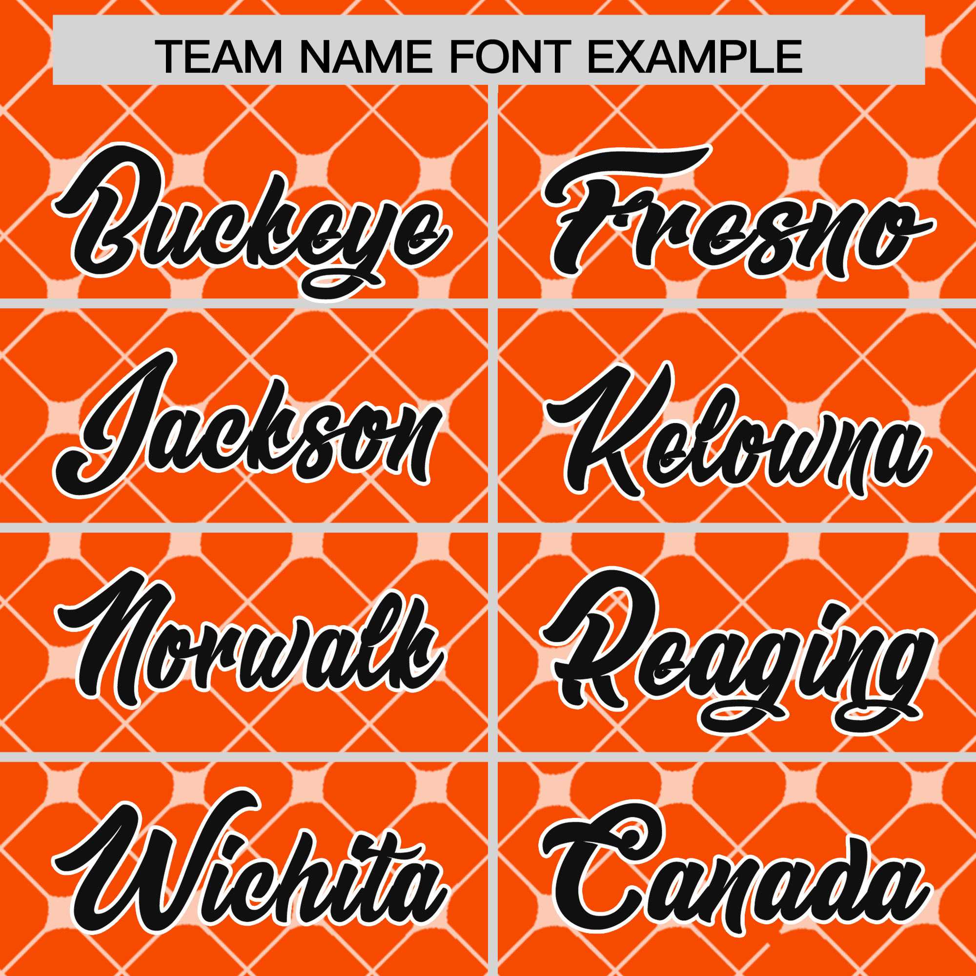 Custom Orange Black-White Personalized Plaid Design Authentic Baseball Jersey