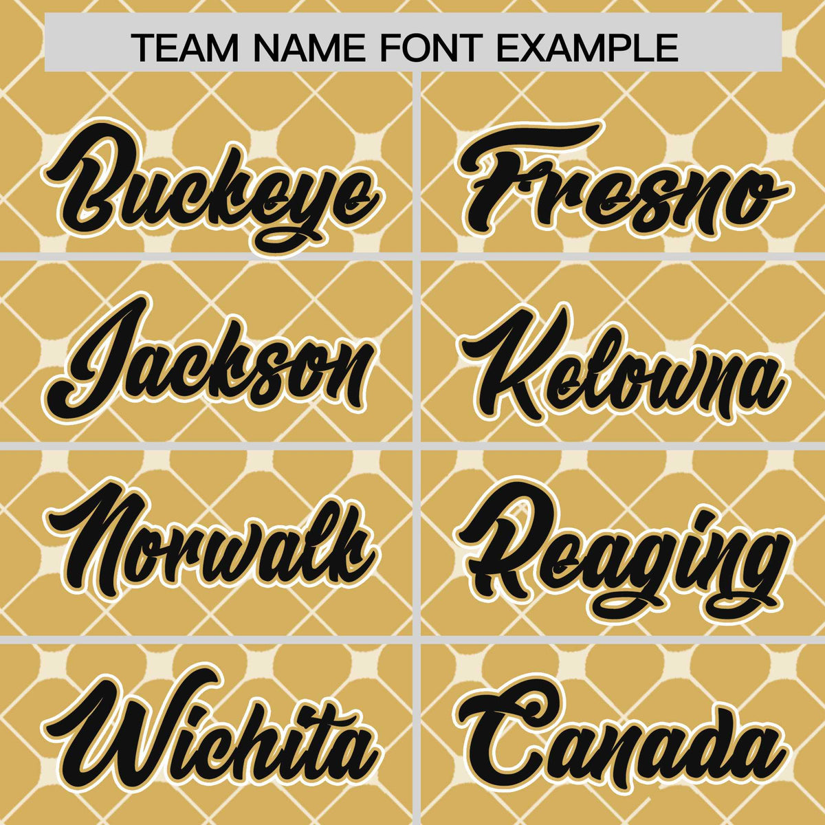 Custom Old Gold Black-White Personalized Plaid Design Authentic Baseball Jersey