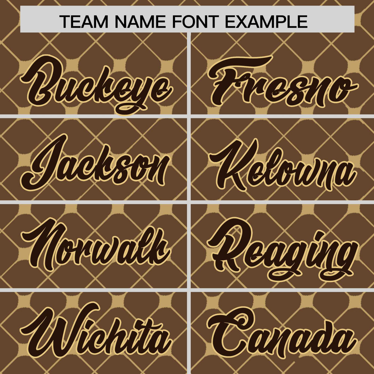 Custom Light Brown Brown-Khaki Personalized Plaid Design Authentic Baseball Jersey