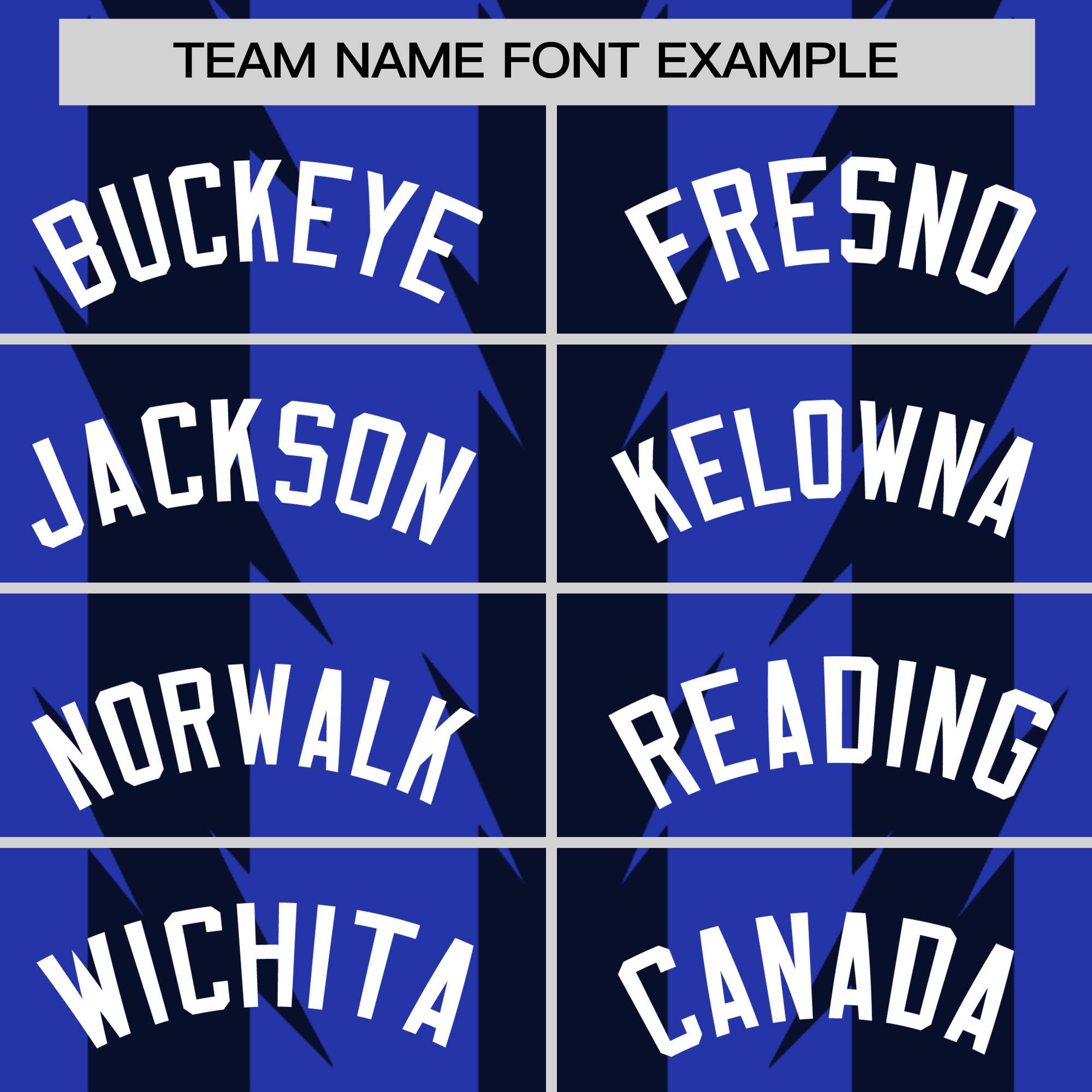 Custom Royal Navy Raglan Sleeves Blade Pattern Authentic Baseball Jersey