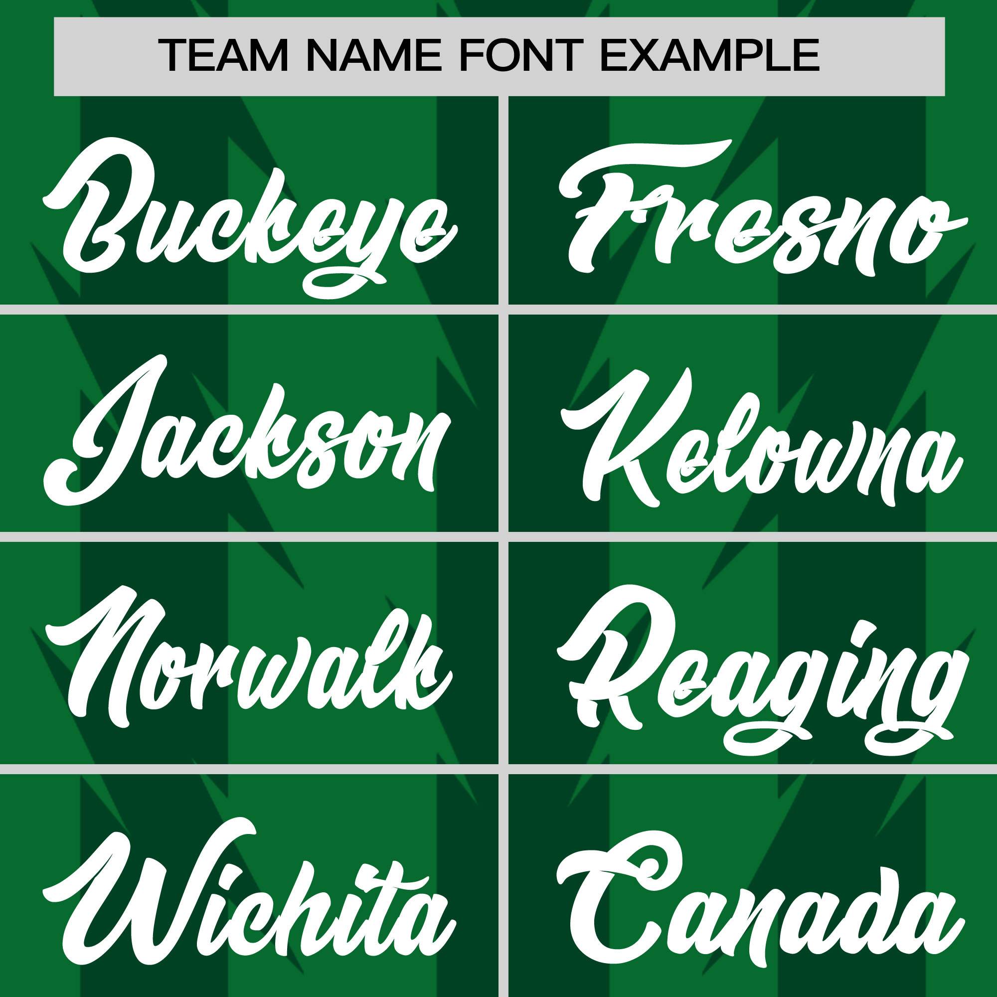 Custom Kelly Green Green Raglan Sleeves Blade Pattern Authentic Baseball Jersey