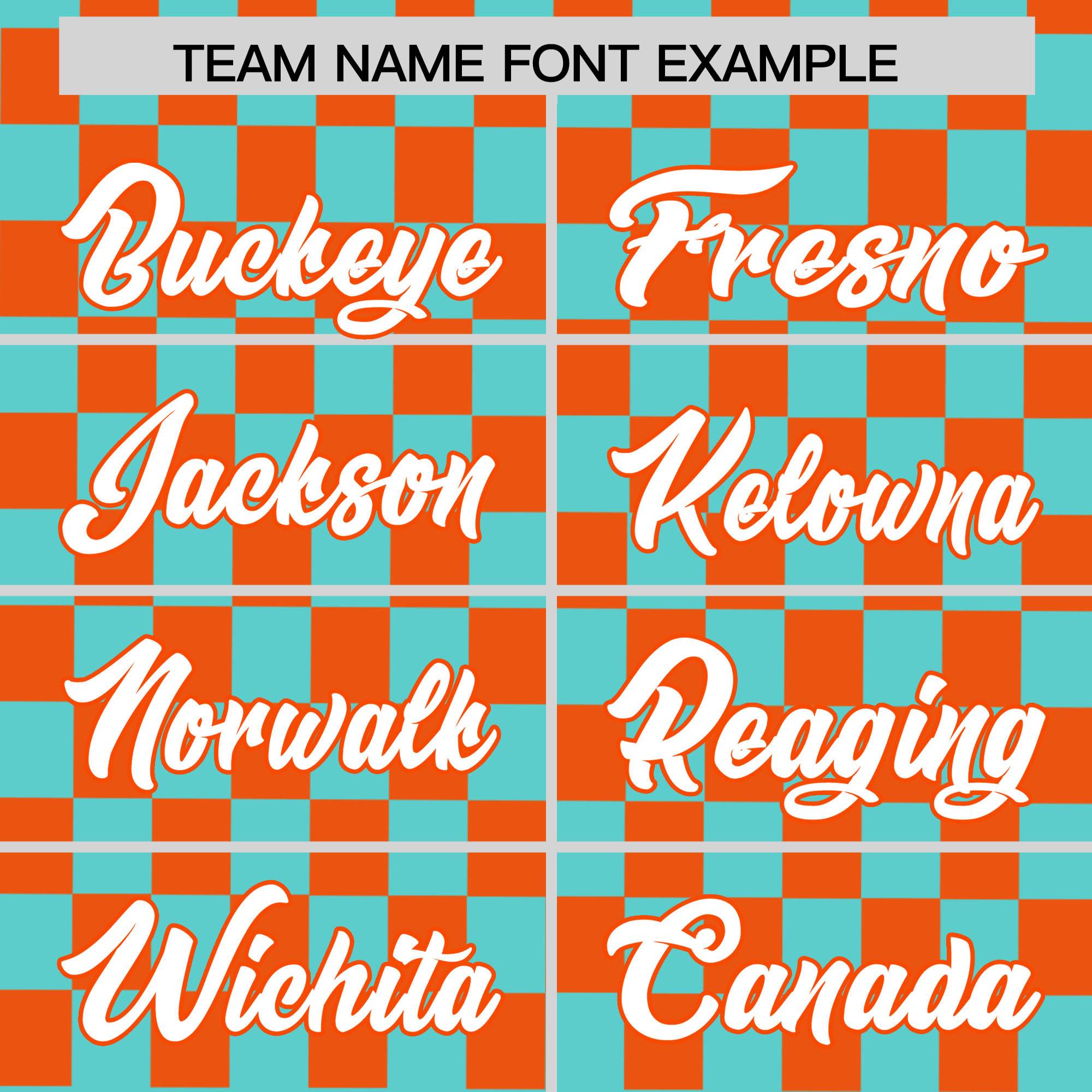 Custom Bright Green Orange Personalized Plaid Fashion Design Authentic Baseball Jersey