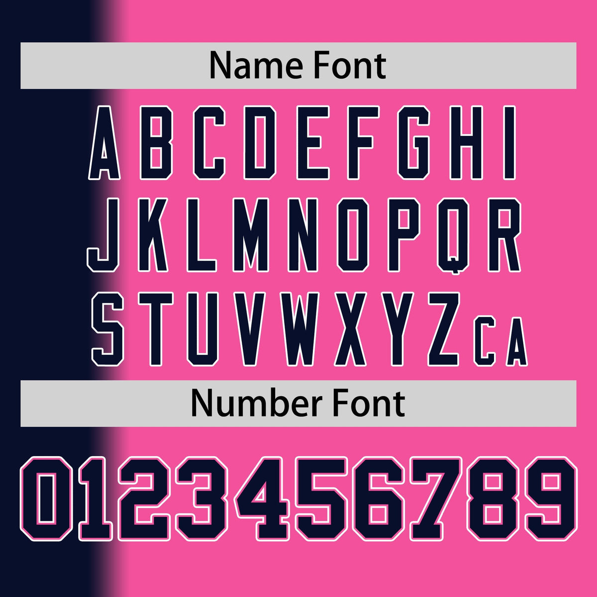 Custom Pink Navy Pinstripe Personalized Gradient Authentic Baseball Jersey