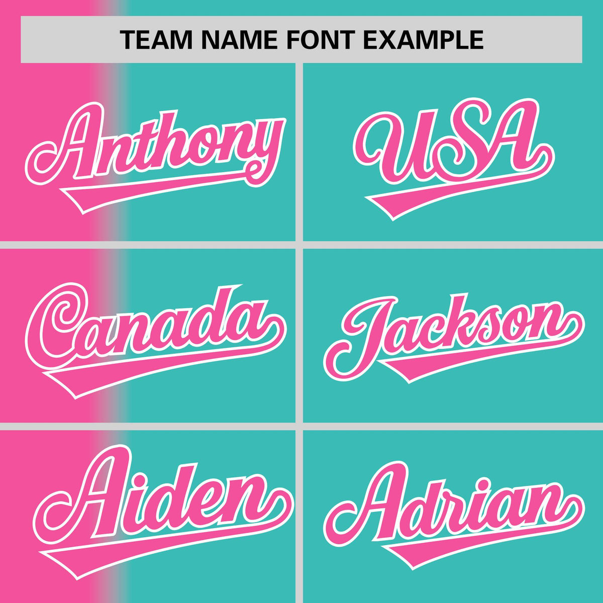 Custom Bright Green Pink Pinstripe Personalized Gradient Authentic Baseball Jersey