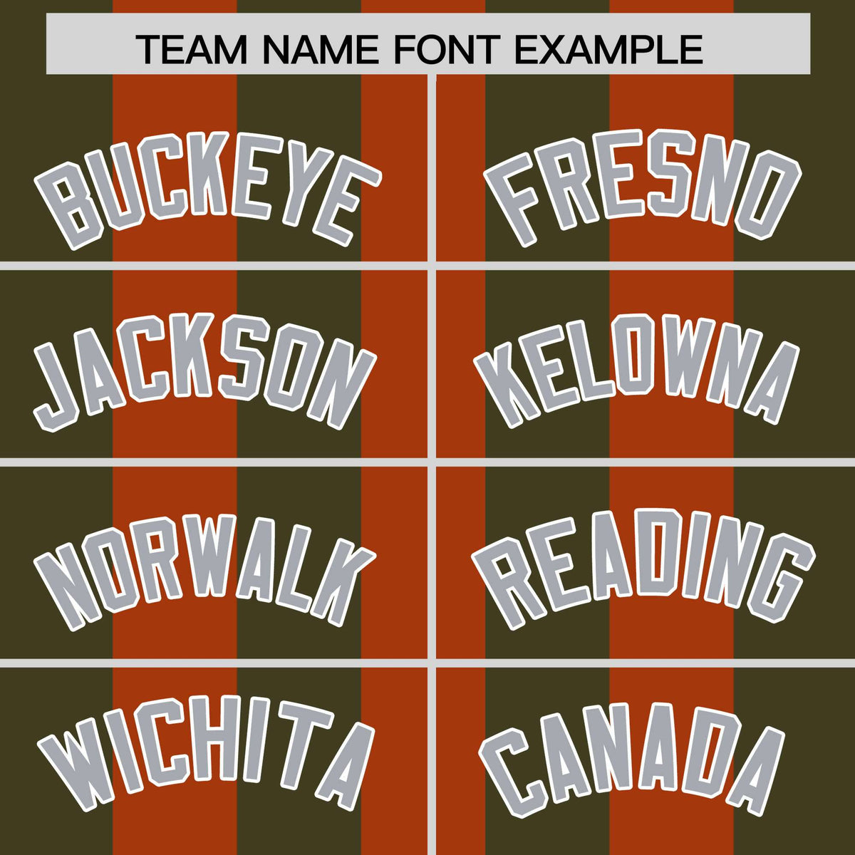 Custom Texas Orange Olive Thick Stripe Fashion Authentic Baseball jersey | KXKSHOP