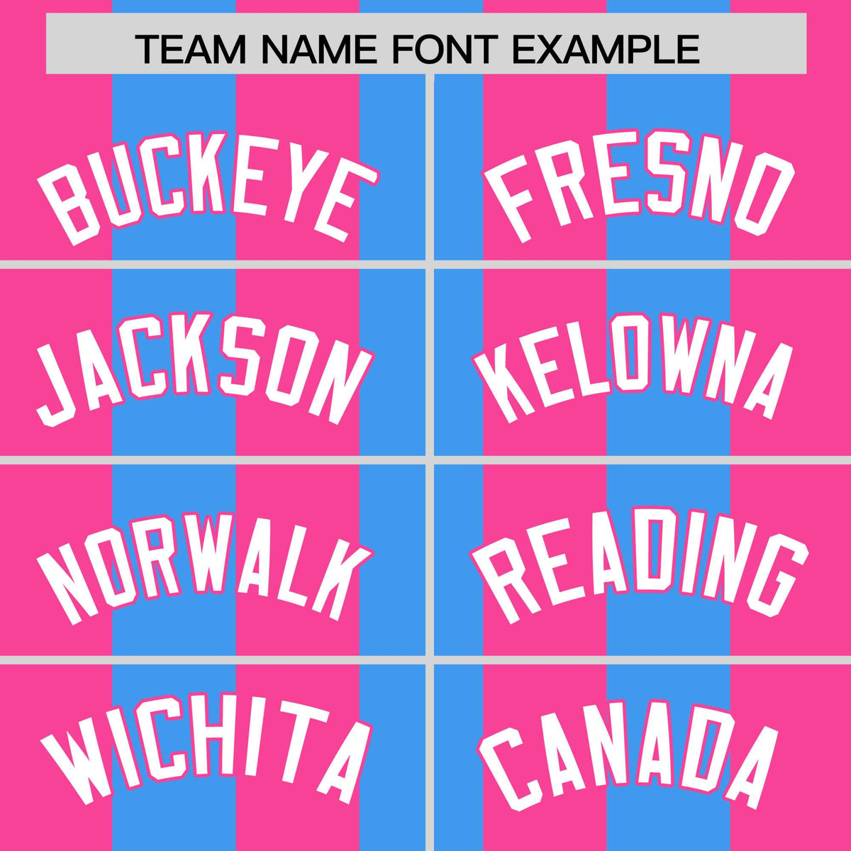 Custom Powder Blue Pink Thick Stripe Fashion Authentic Baseball jersey | KXKSHOP