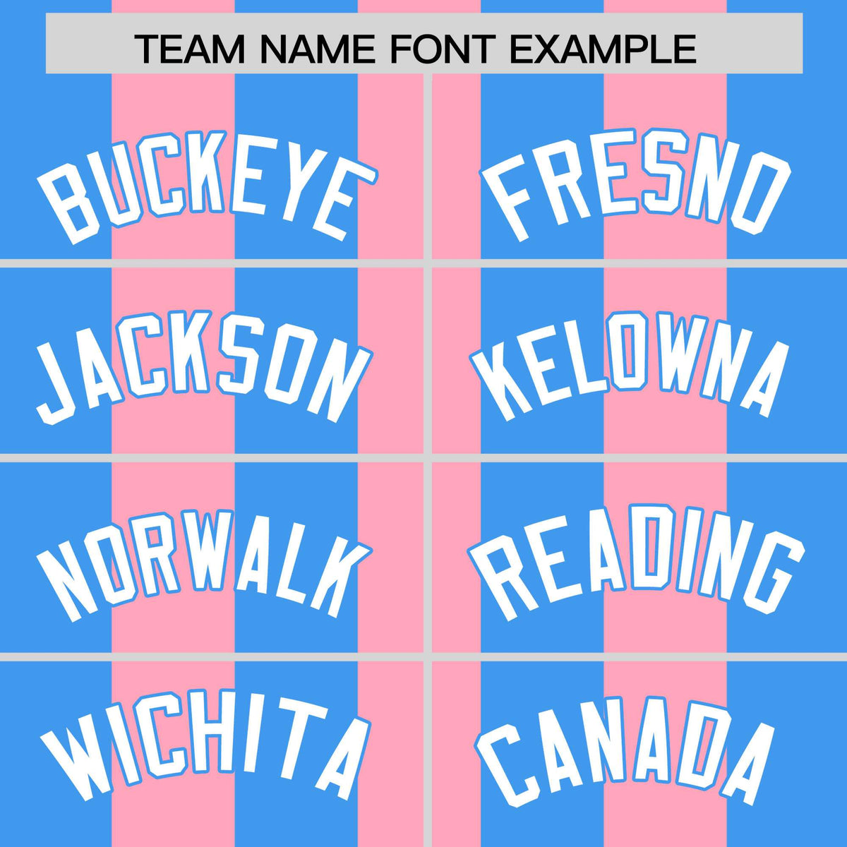 Custom Light Pink Powder Blue Thick Stripe Fashion Authentic Baseball jersey | KXKSHOP