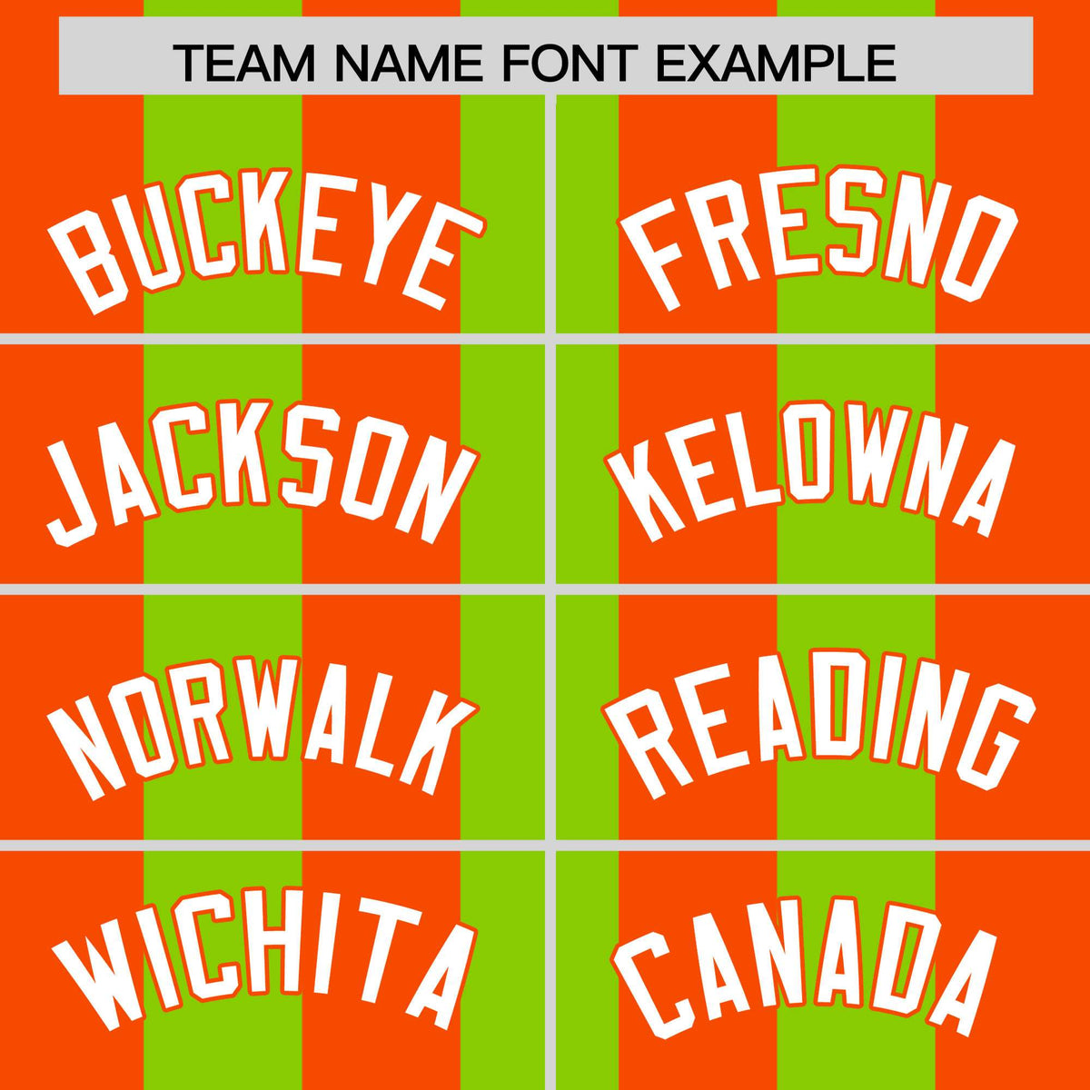 Custom Neon Green Orange Thick Stripe Fashion Authentic Baseball jersey | KXKSHOP