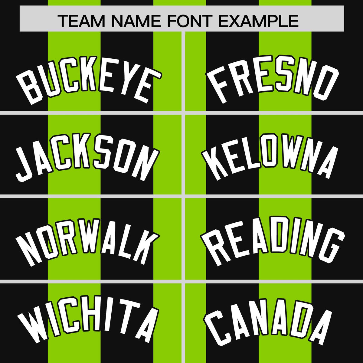 Custom Neon Green Black Thick Stripe Fashion Authentic Baseball jersey | KXKSHOP