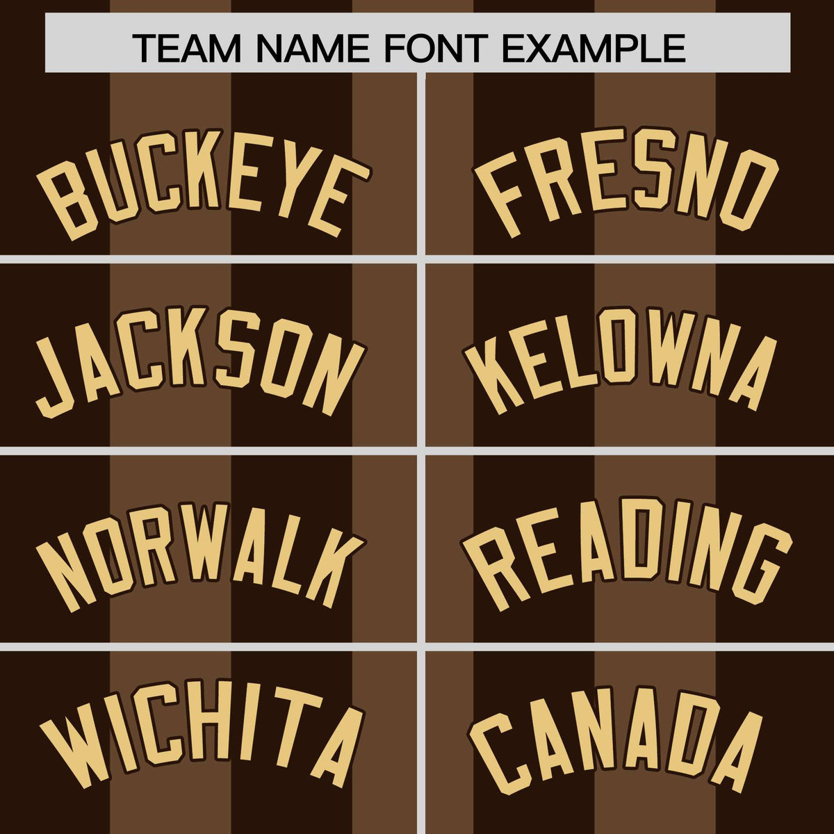 Custom Light Brown Brown Thick Stripe Fashion Authentic Baseball jersey | KXKSHOP