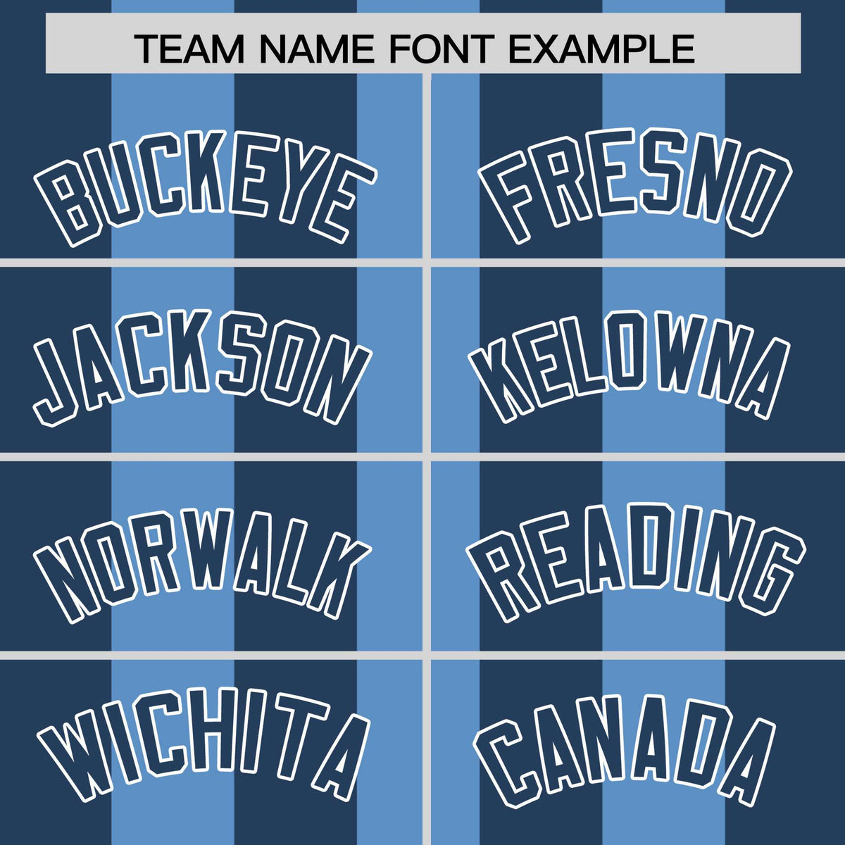 Custom Light Blue Midnight Blue Thick Stripe Fashion Authentic Baseball jersey | KXKSHOP