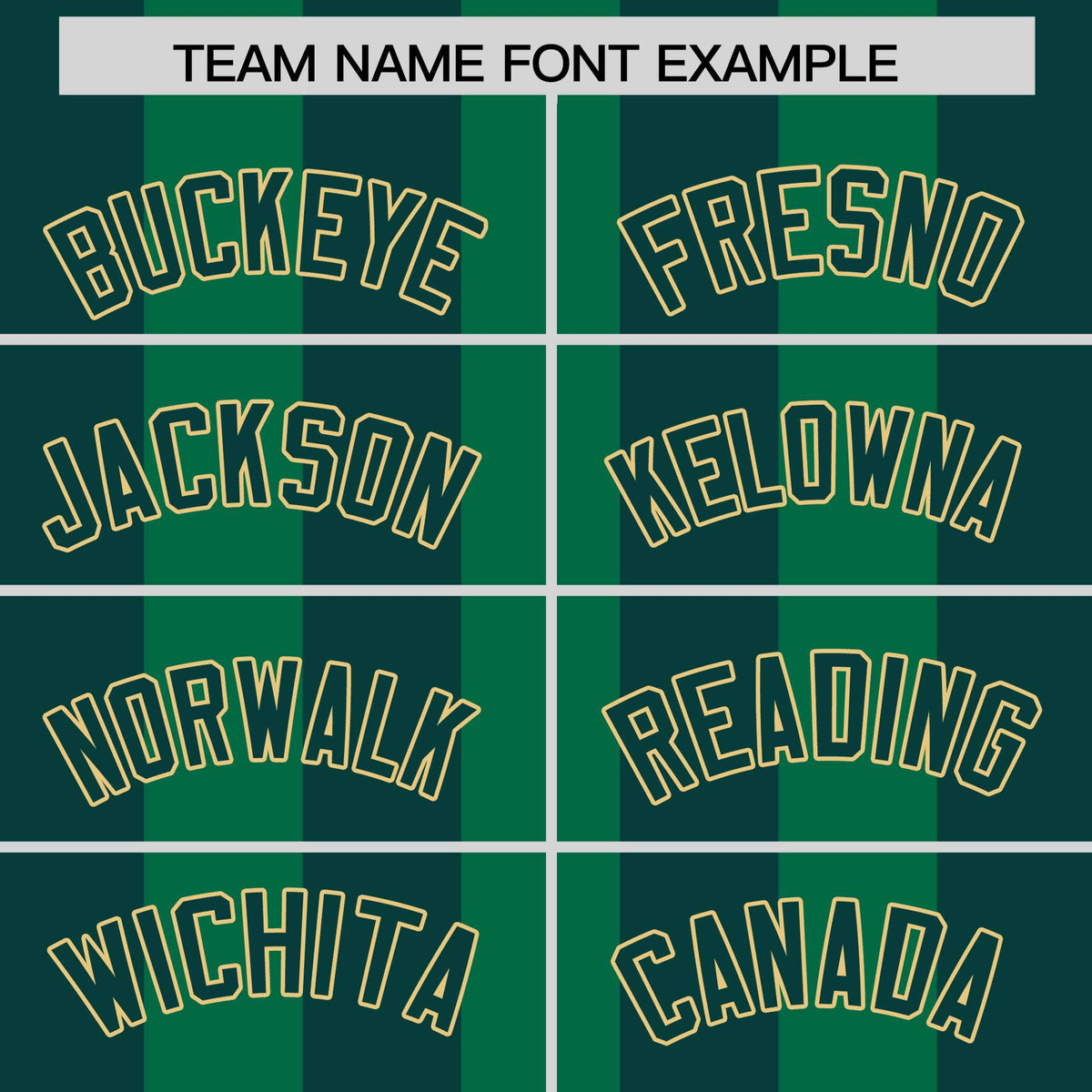 Custom Kelly Green Midnight Green Thick Stripe Fashion Authentic Baseball jersey | KXKSHOP