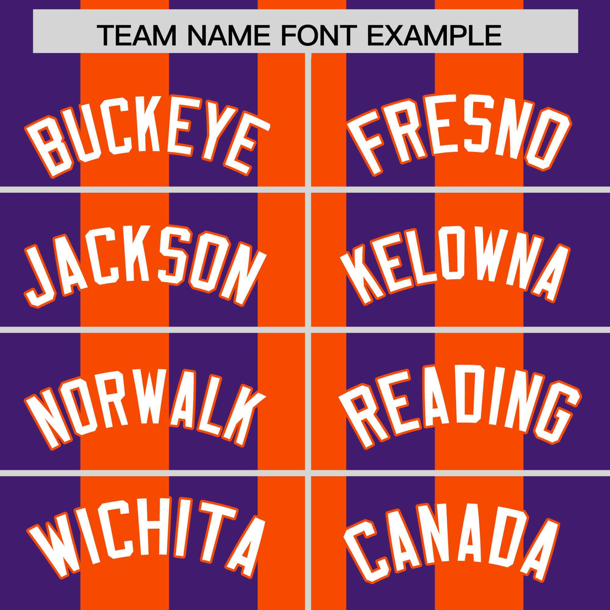 Custom Orange Purple Thick Stripe Fashion Authentic Baseball jersey | KXKSHOP