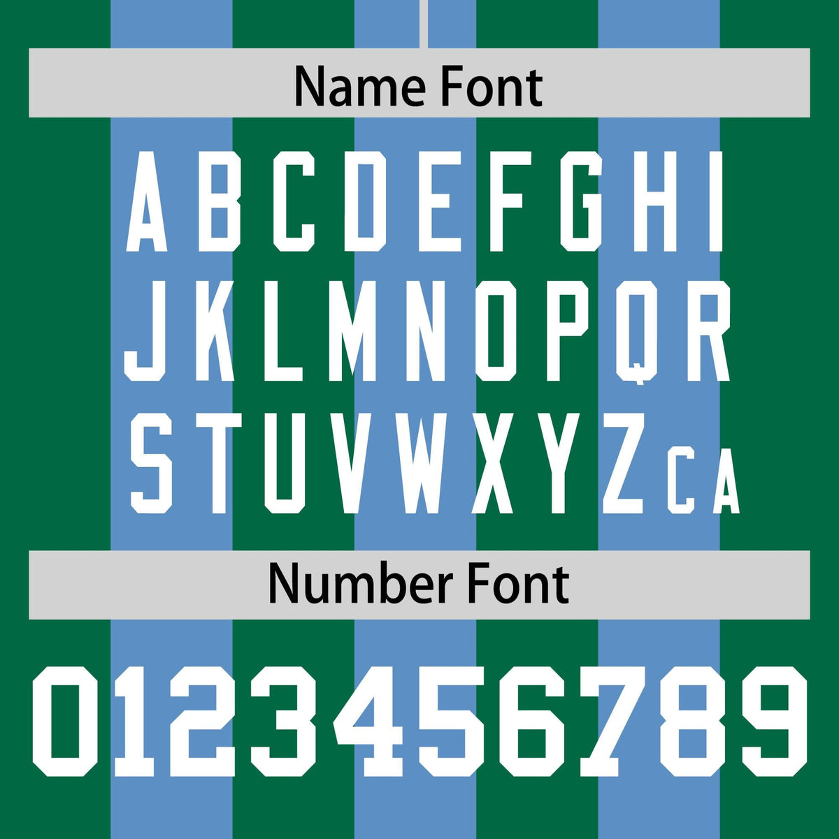 Custom Light Blue Kelly Green Thick Stripe Fashion Authentic Baseball jersey | KXKSHOP