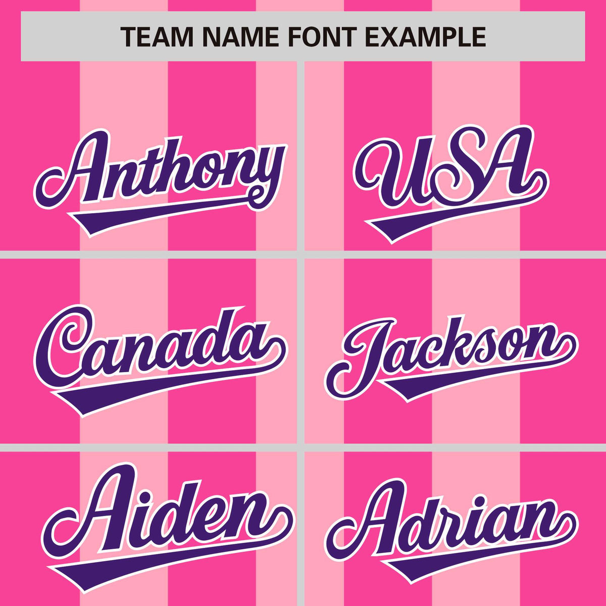 Custom Light Pink Pink Thick Stripe Fashion Authentic Baseball jersey | KXKSHOP