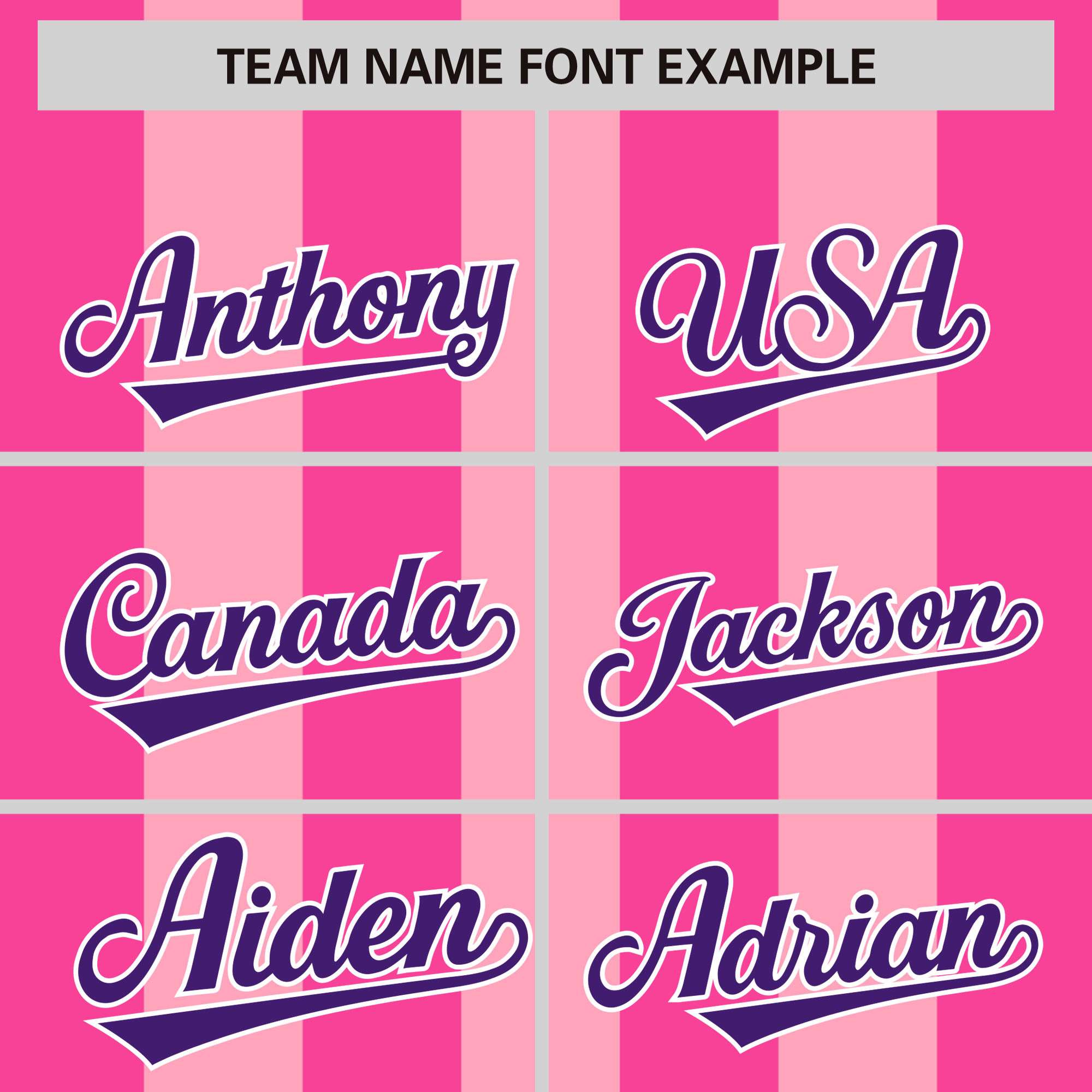 Custom Light Pink Pink Thick Stripe Fashion Authentic Baseball jersey | KXKSHOP