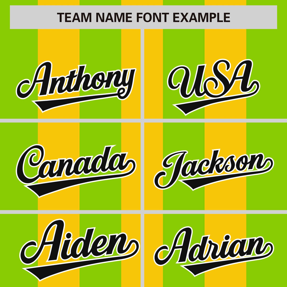 Custom Gold Neon Green Thick Stripe Fashion Authentic Baseball jersey | KXKSHOP