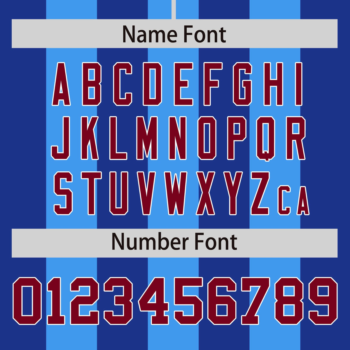 Custom Powder Blue Royal Thick Stripe Fashion Authentic Baseball jersey | KXKSHOP