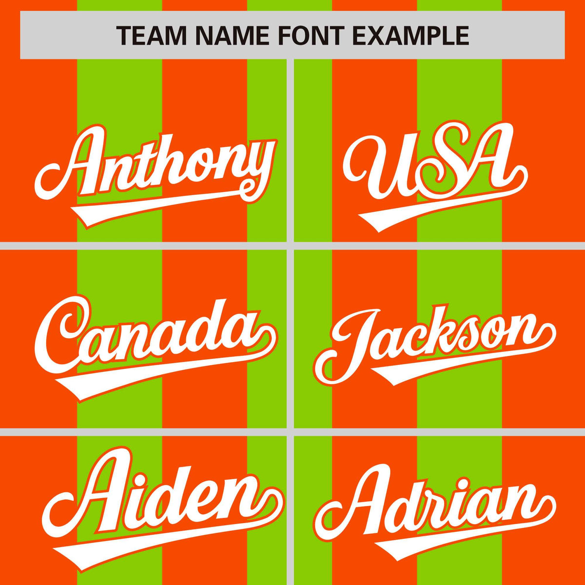 Custom Neon Green Orange Thick Stripe Fashion Authentic Baseball jersey | KXKSHOP