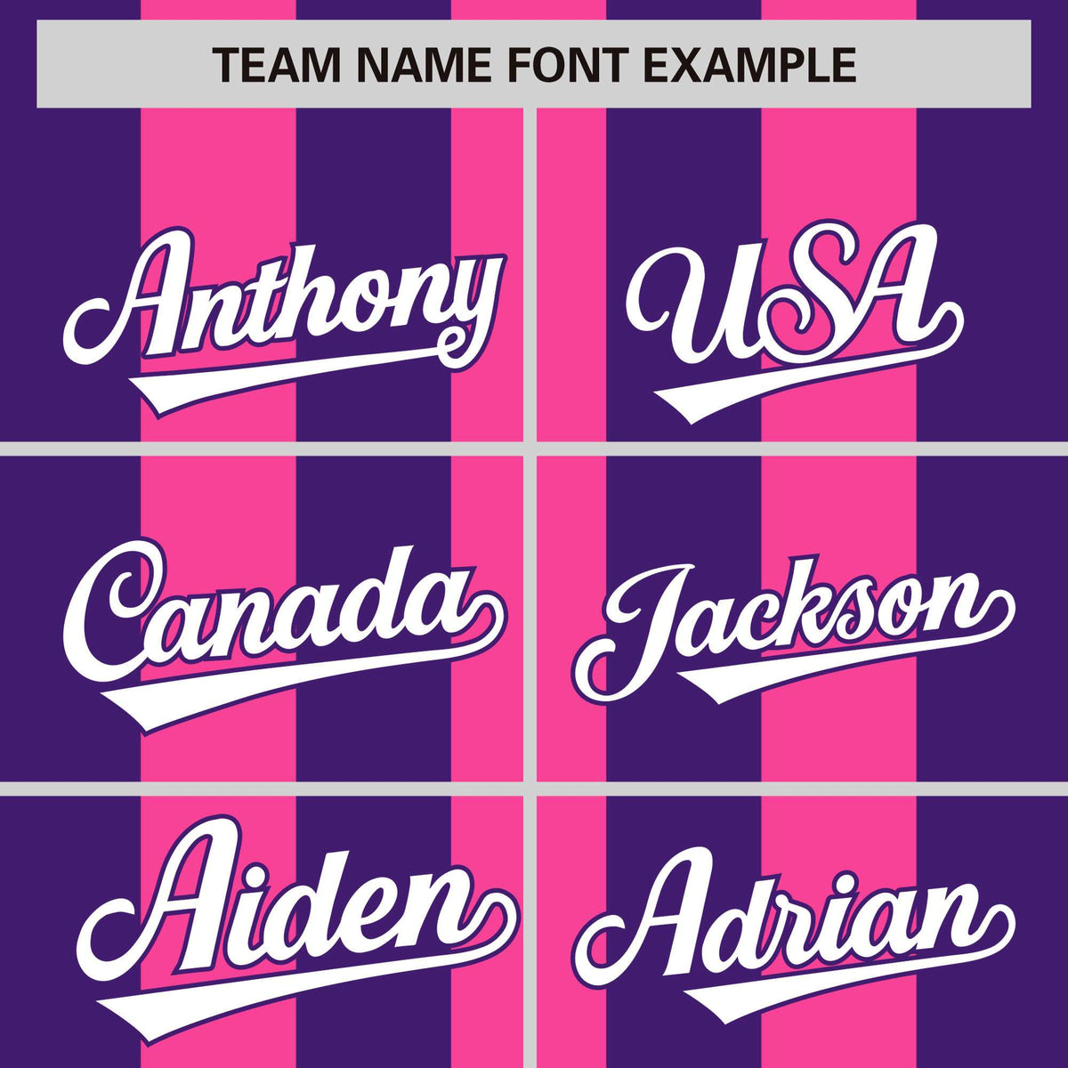 Custom Pink Purple Thick Stripe Fashion Authentic Baseball jersey | KXKSHOP